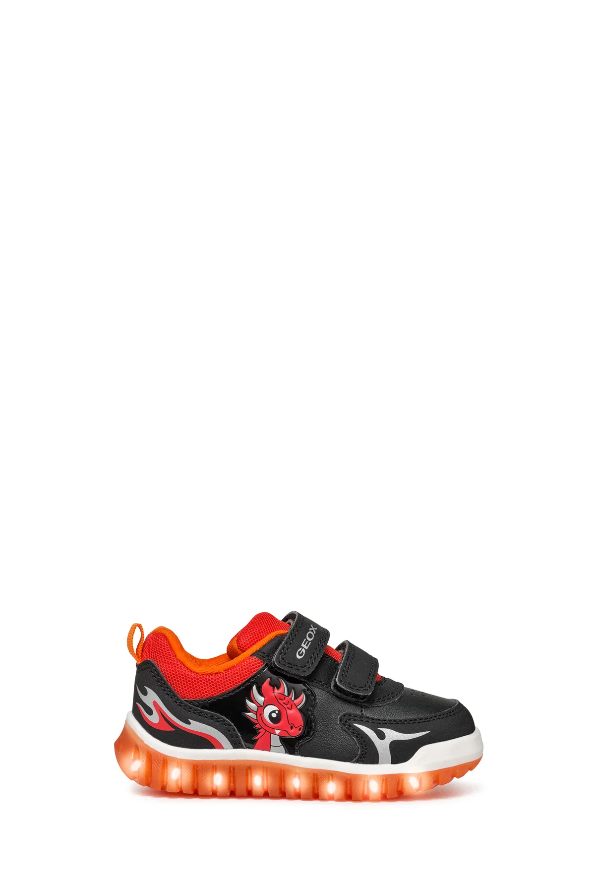 Geox Erkek Bebek Siyah Inek Bantlı Deri Sneaker - Image 8