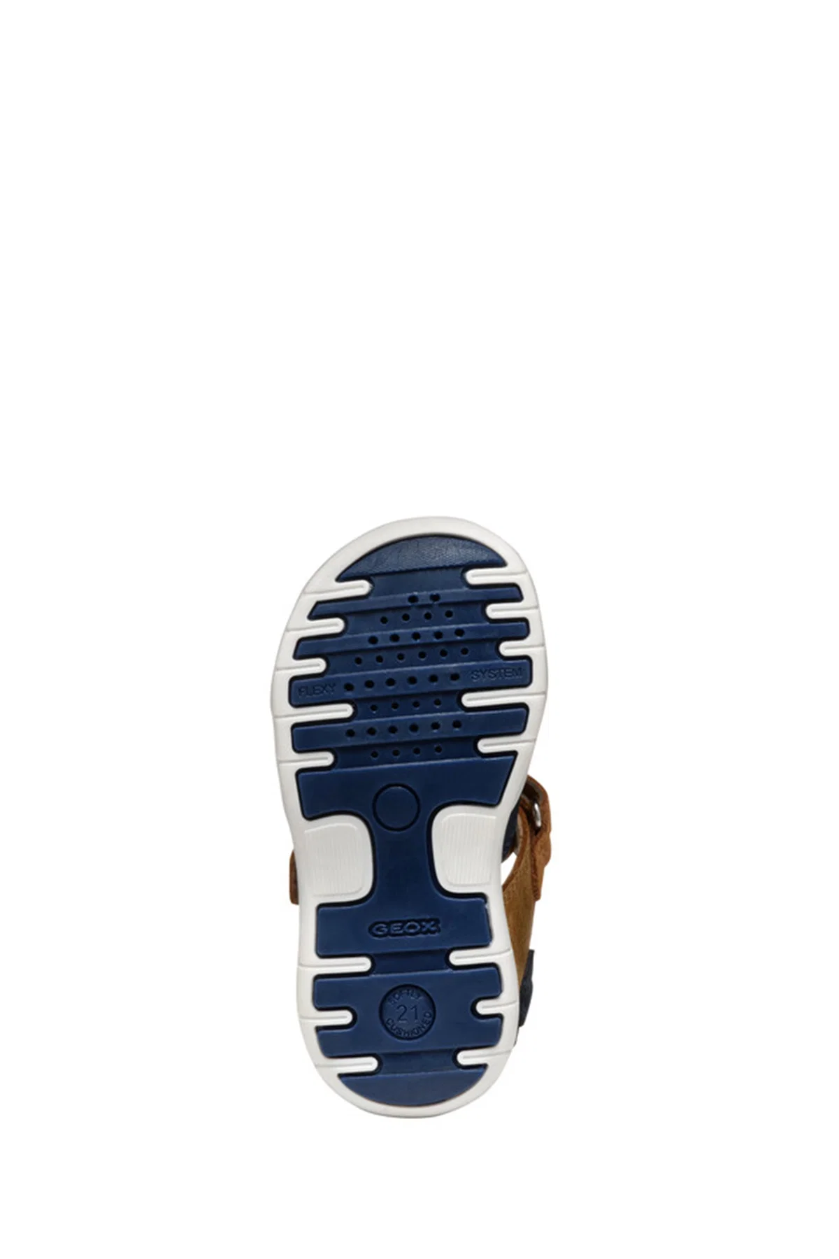 Geox Erkek Bebek Taba B S.Delhi B. A - Wax. Lea + Suede Bantlı Sandalet - Image 6