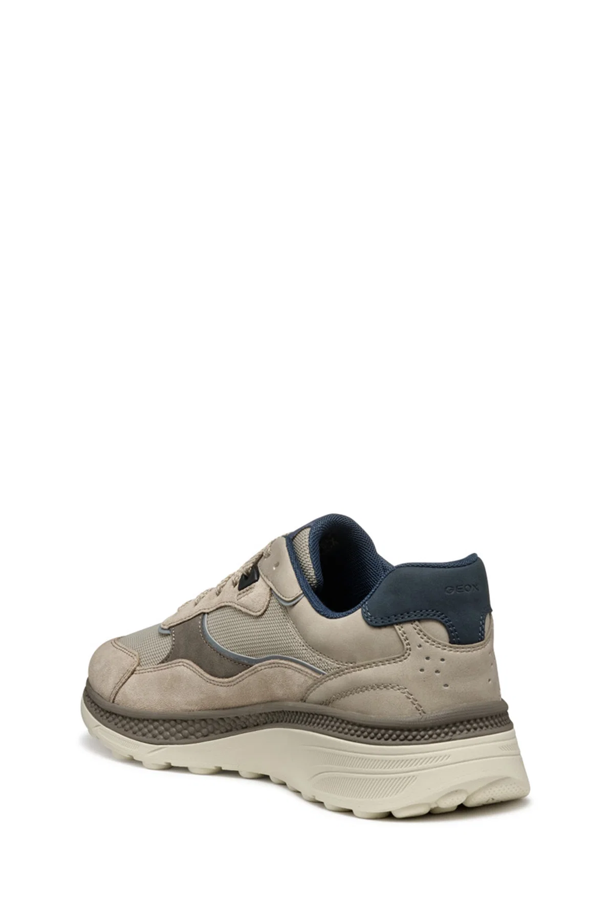 Geox Erkek Bej U Spherica Actif X1 A - Mes Su Bağcıklı Sneaker - Image 7