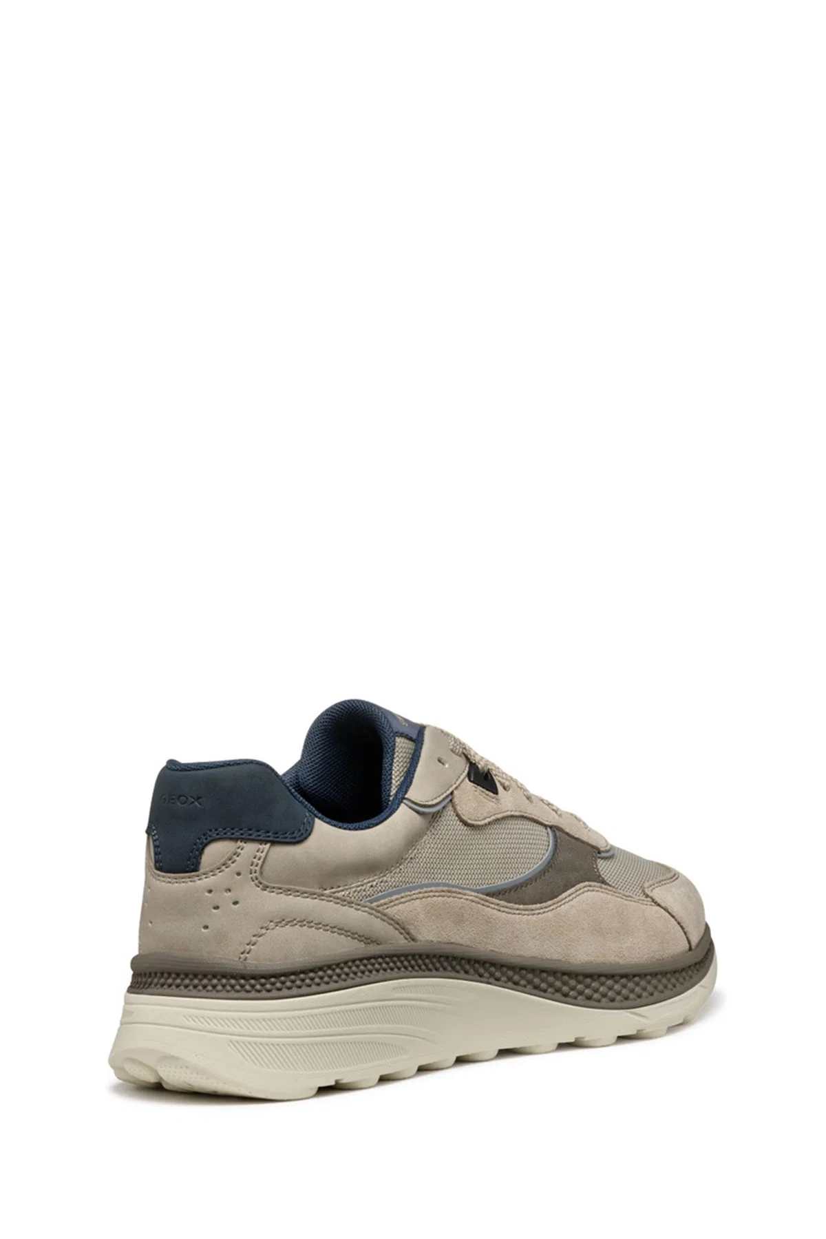 Geox Erkek Bej U Spherica Actif X1 A - Mes Su Bağcıklı Sneaker - Image 8