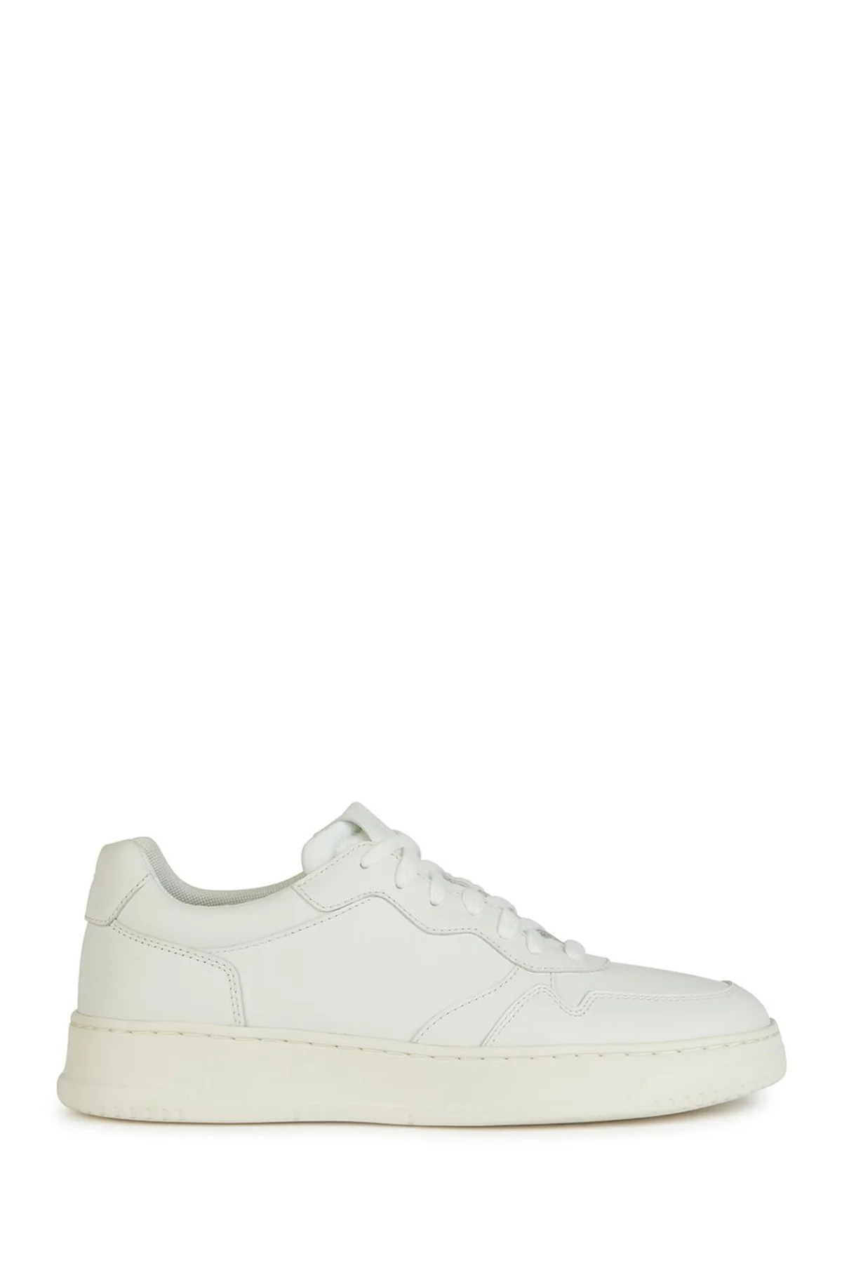 Geox Erkek Beyaz Arvier Bağcıklı Deri Sneaker - Image 2