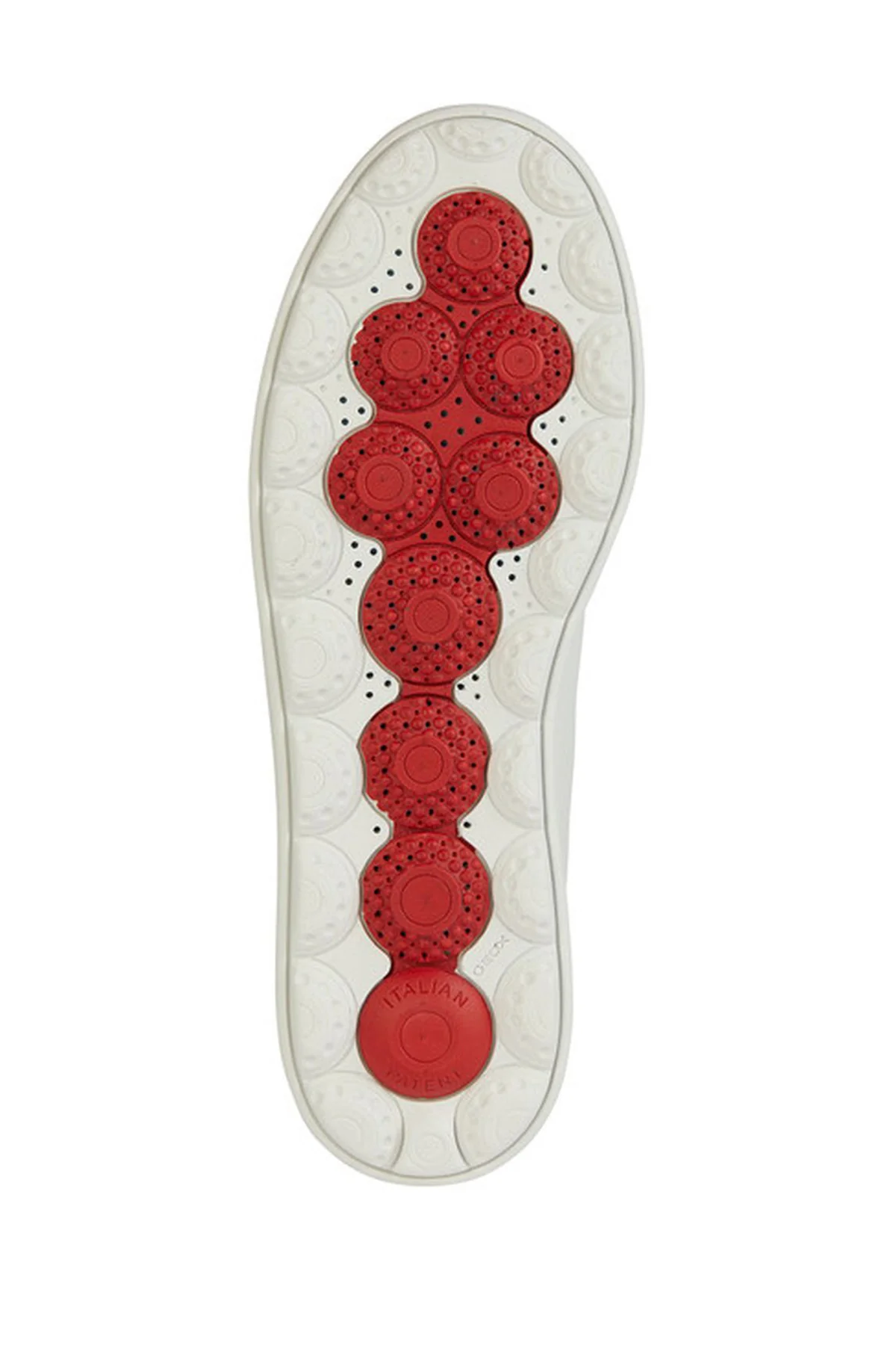 Geox Erkek Beyaz Spherica Ecub-1 Bağcıklı Deri Sneaker - Image 6