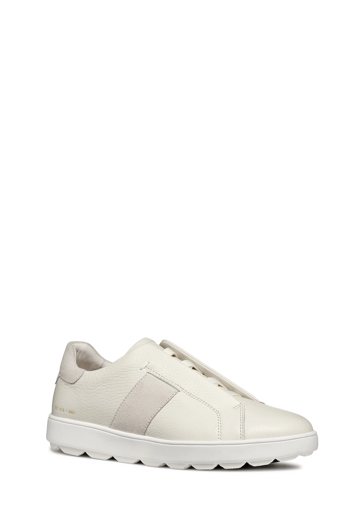 Geox Erkek Beyaz Spherica Ecub-1 Deri Sneaker - Image 3
