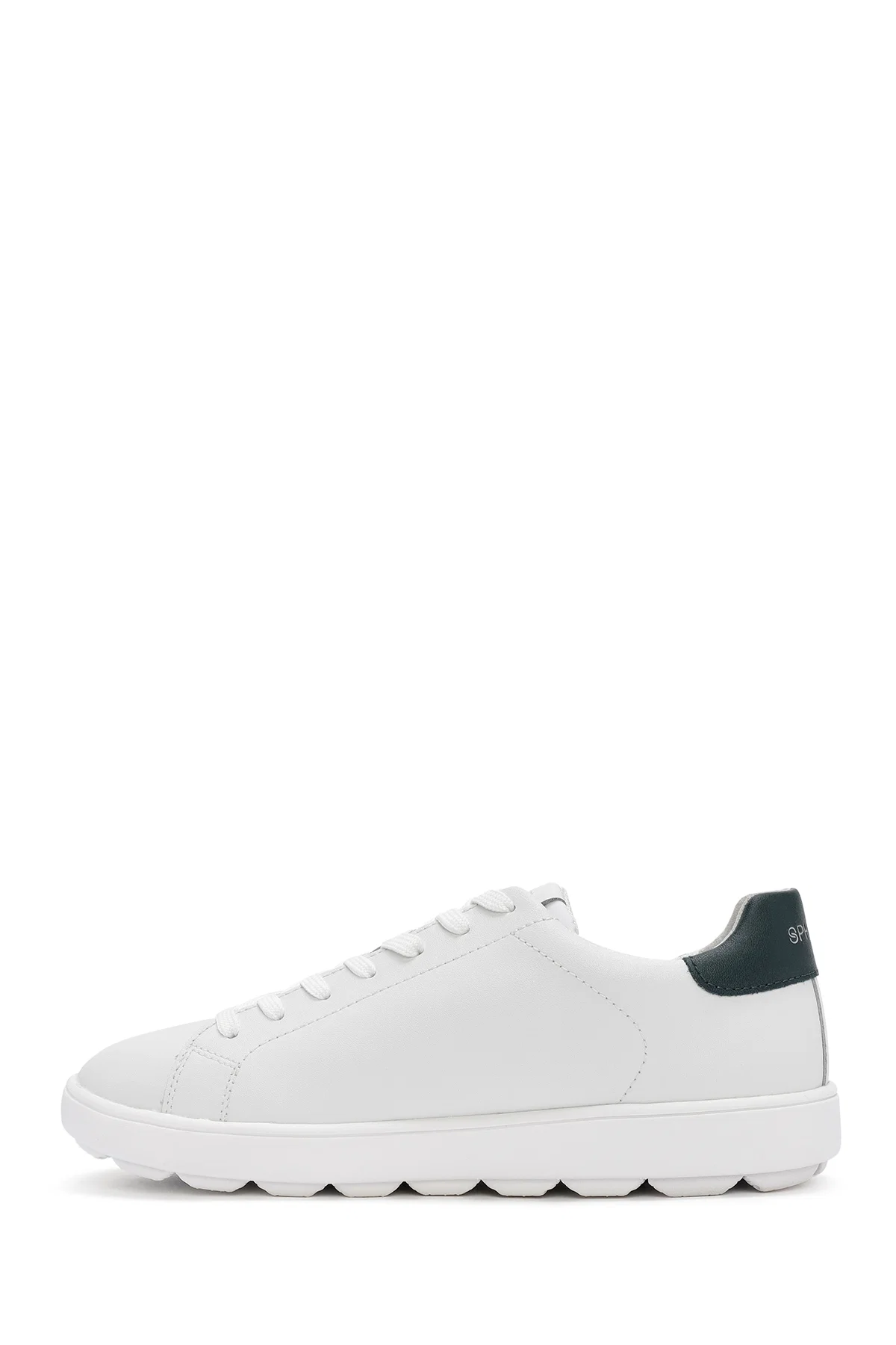 Geox Erkek Beyaz Spherica Ecub Bağcıklı Deri Sneaker - Image 2