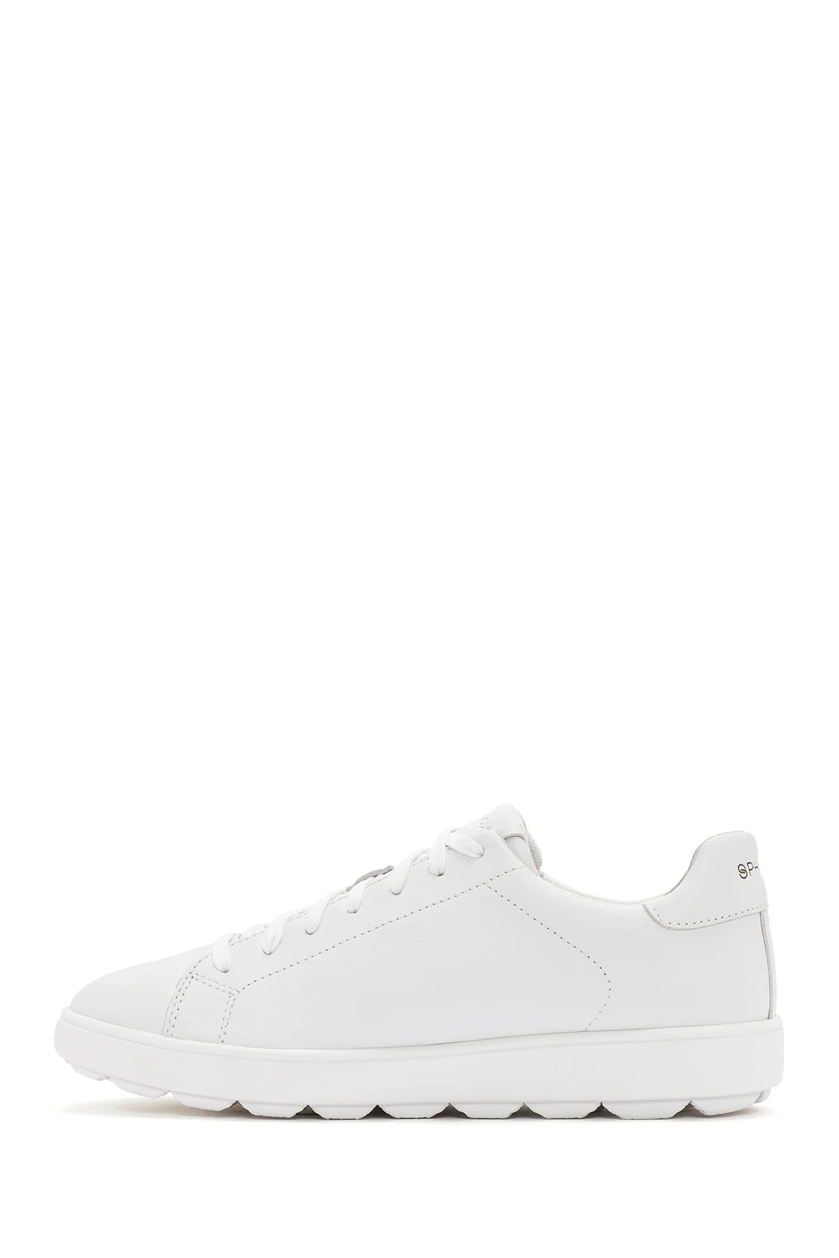 Geox Erkek Beyaz Spherica Ecub Bağcıklı Deri Sneaker - Image 2