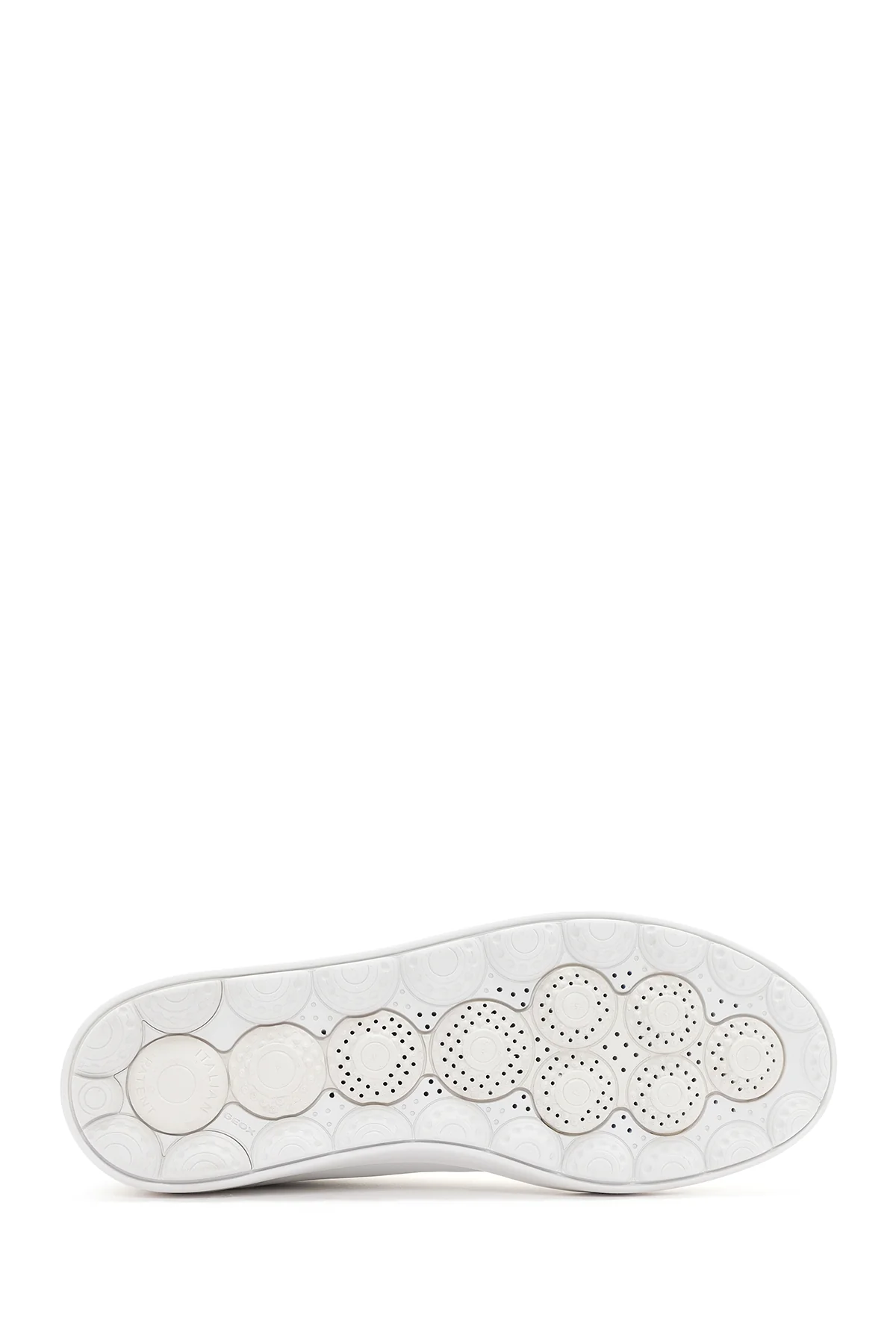 Geox Erkek Beyaz Spherica Ecub Bağcıklı Deri Sneaker - Image 4