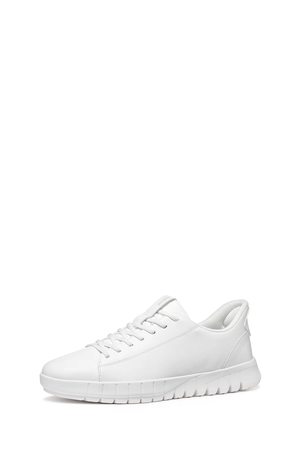Geox Erkek Beyaz U Flextrıde Plus Bağcıklı Deri Sneaker - Image 4