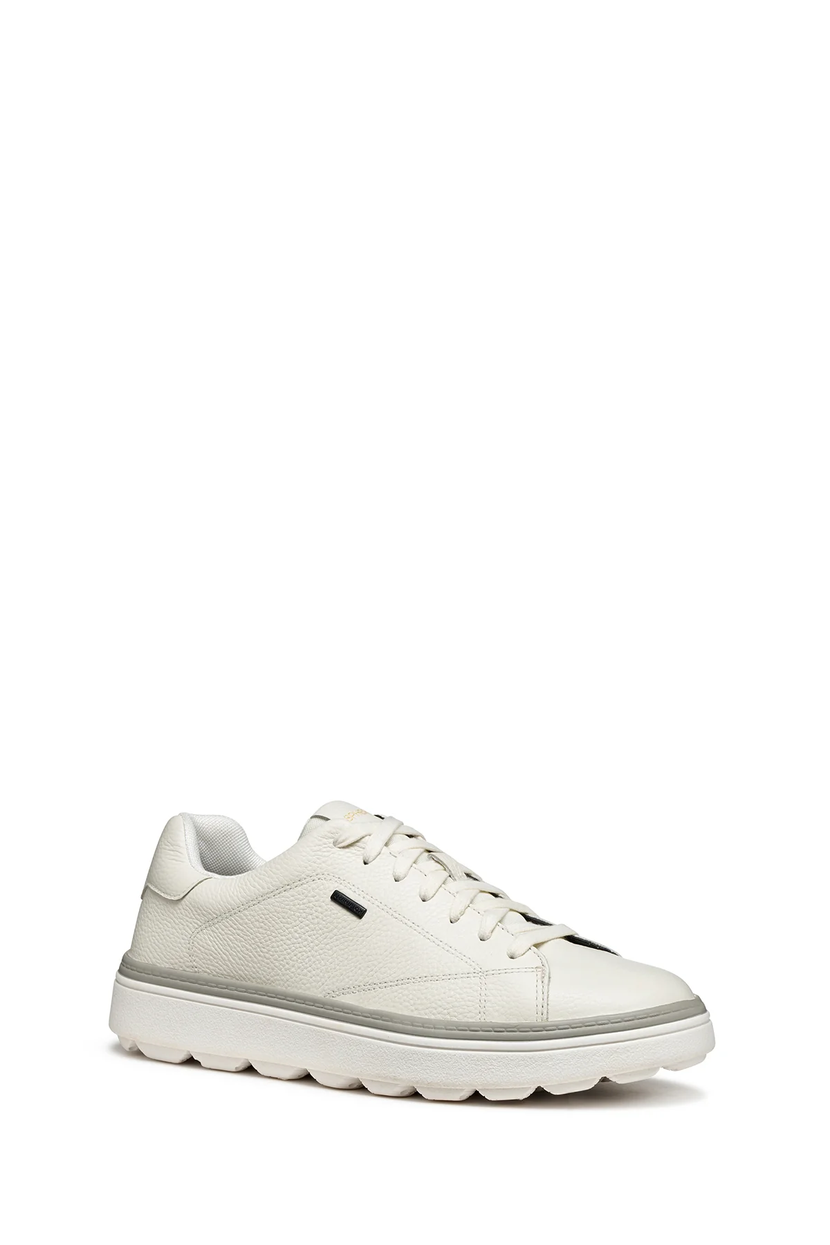 Geox Erkek Beyaz U Spherıca Ecub-1.1 B Abx Bağcıklı Deri Sneaker - Image 3