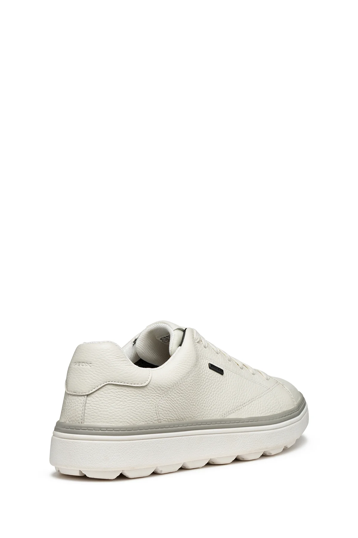 Geox Erkek Beyaz U Spherıca Ecub-1.1 B Abx Bağcıklı Deri Sneaker - Image 4