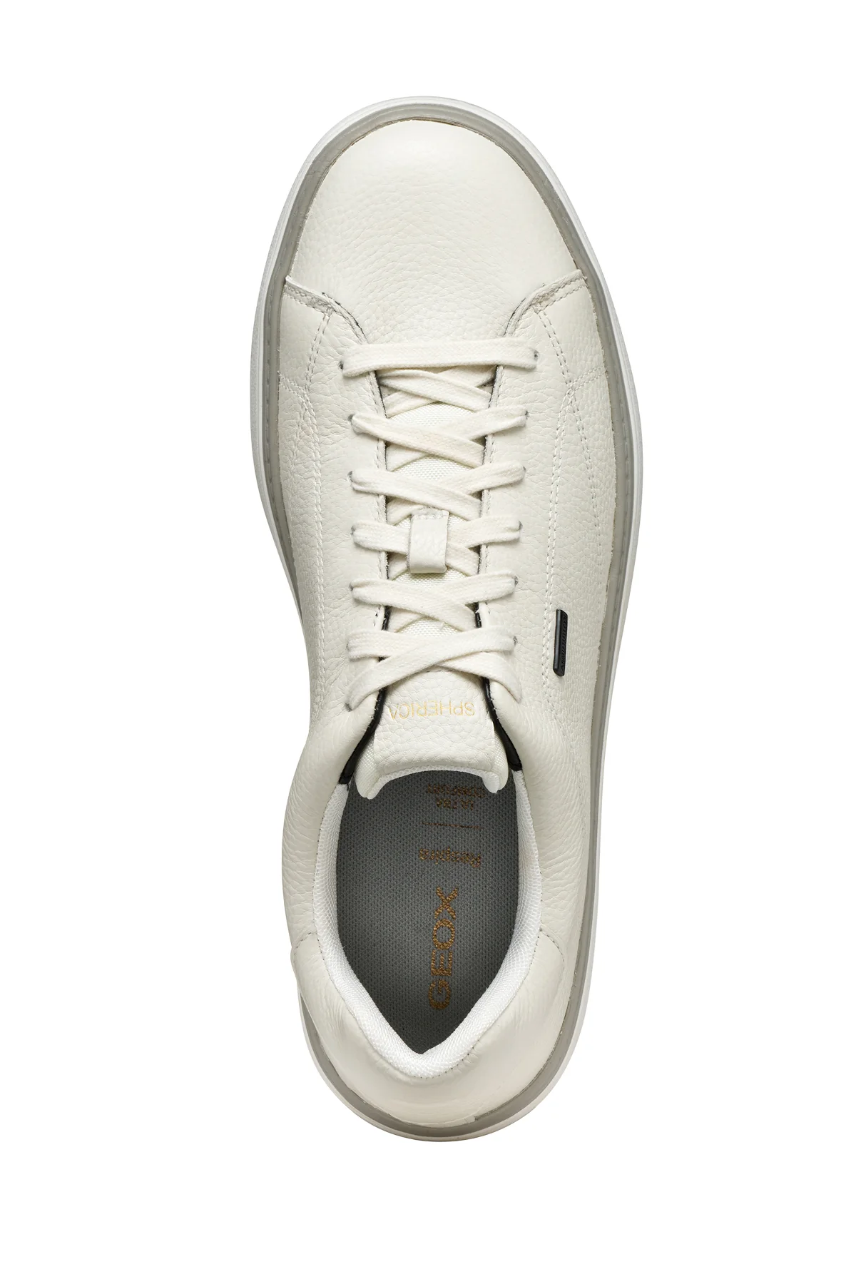 Geox Erkek Beyaz U Spherıca Ecub-1.1 B Abx Bağcıklı Deri Sneaker - Image 5