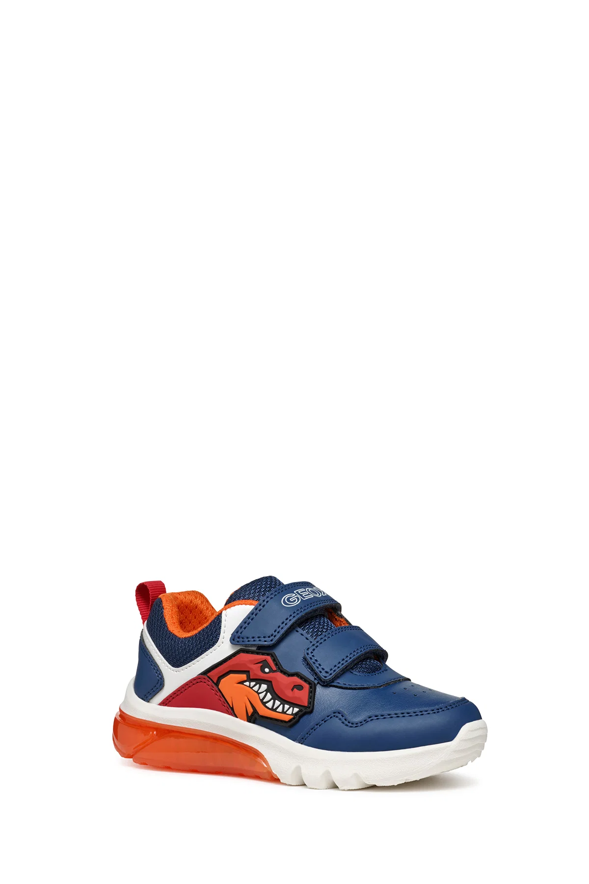 Geox Erkek Çocuk Lacivert Ciberdron Bantlı Desenli Işık Detaylı Sneaker - Image 2