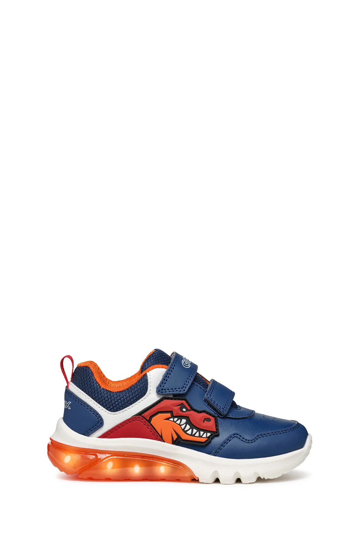 Geox Erkek Çocuk Lacivert Ciberdron Bantlı Desenli Işık Detaylı Sneaker - Image 7