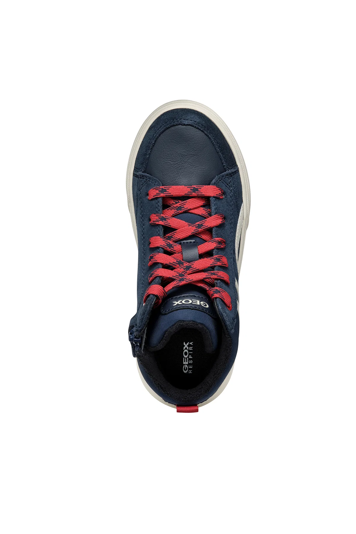 Geox Erkek Çocuk Lacivert Weemble Bağcıklı Fermuar Detaylı Bilekli Sneaker - Image 5