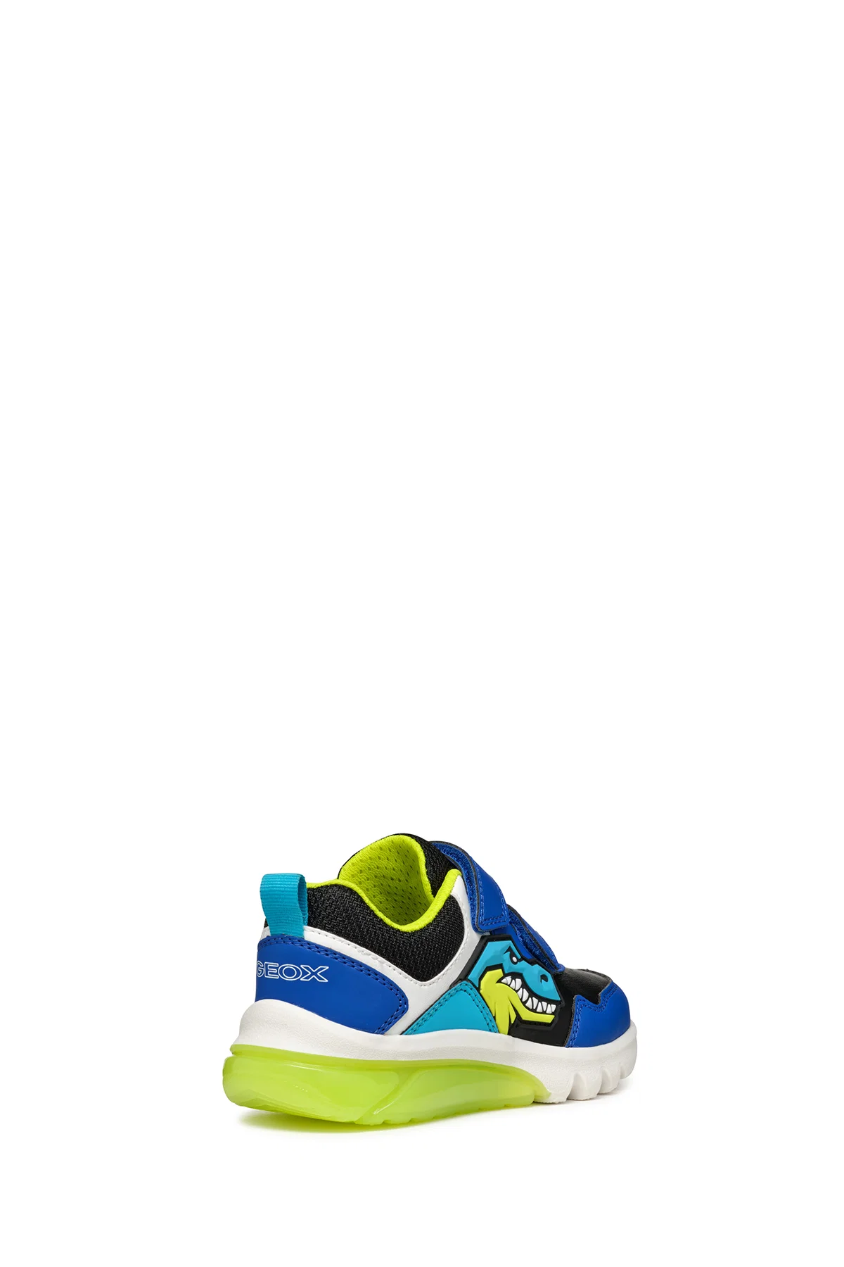 Geox Erkek Çocuk Mavi Ciberdron Bantlı Desenli Işık Detaylı Sneaker - Image 4