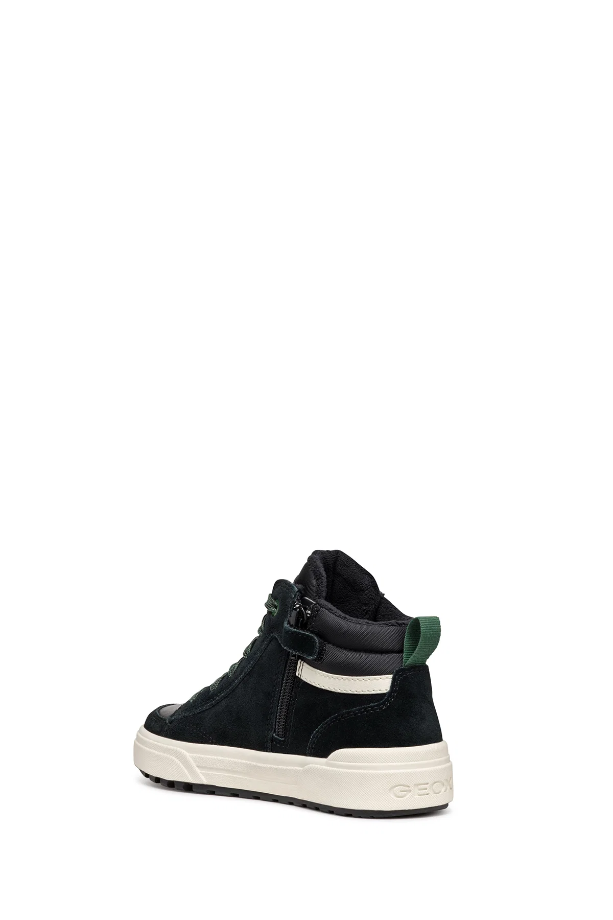 Geox Erkek Çocuk Yeşil Weemble Bağcıklı Fermuar Detaylı Bilekli Sneaker - Image 6