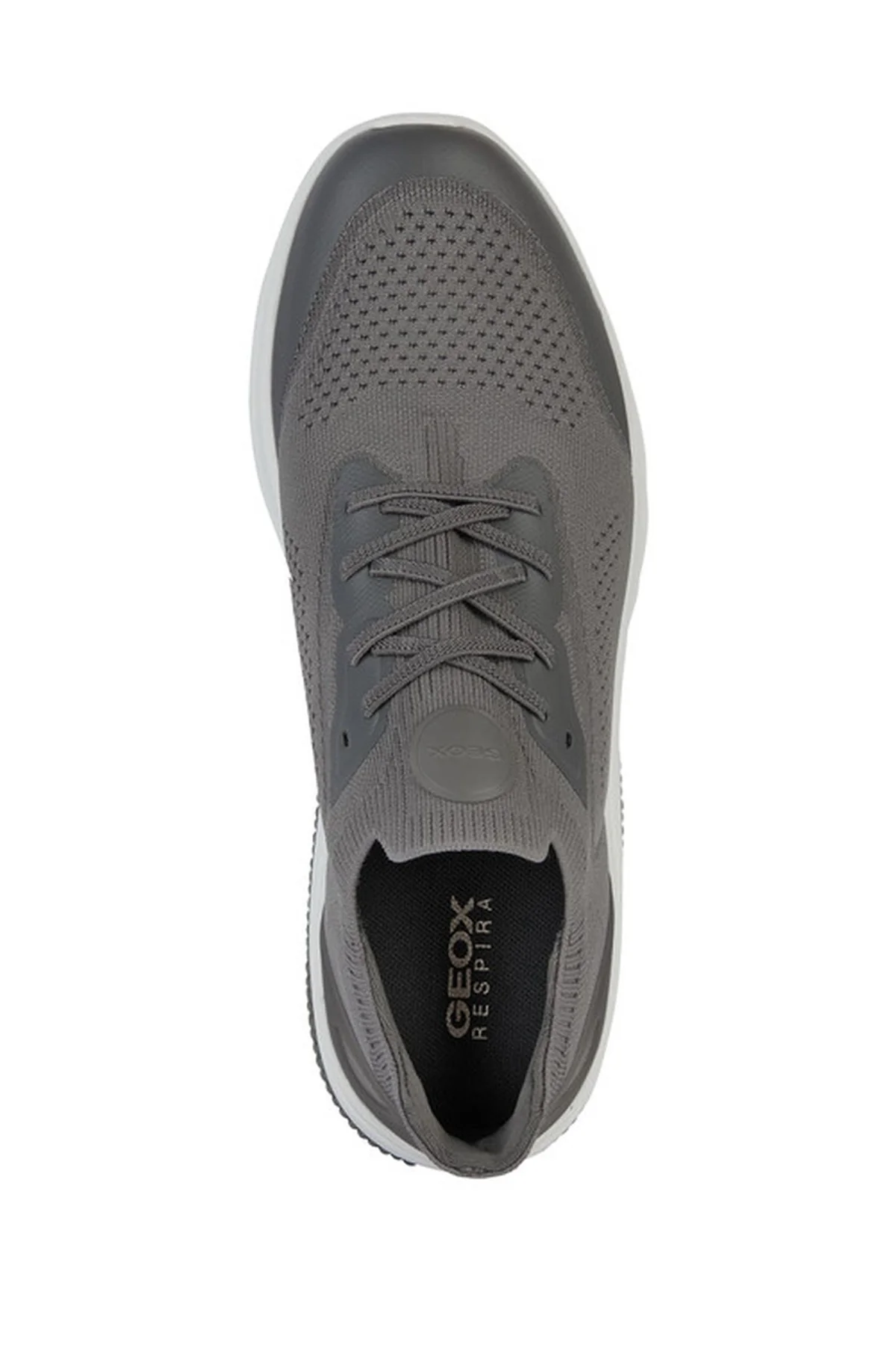 Geox Erkek Gri Spherica Actif Bağcıklı Kumaş Sneaker - Image 5