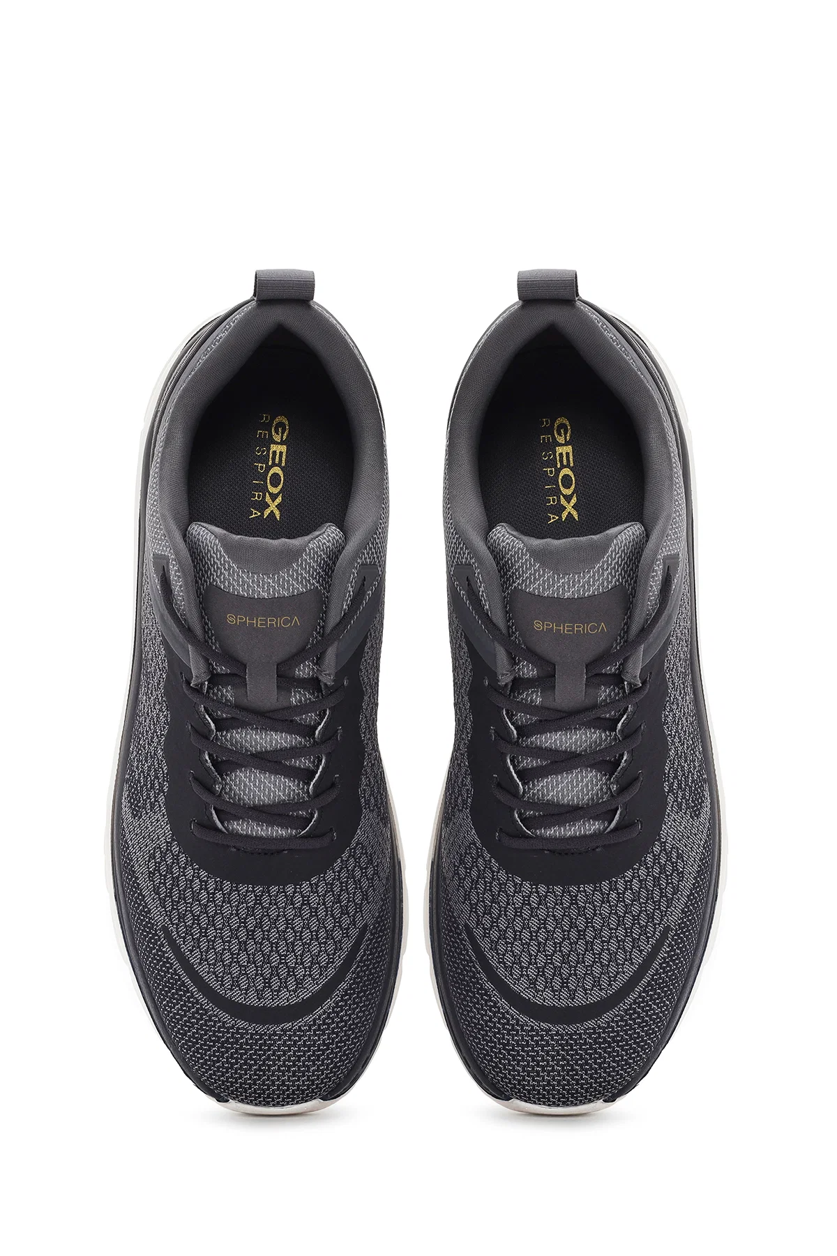 Geox Erkek Gri Spherica Actif X Bağcıklı Kumaş Sneaker - Image 7