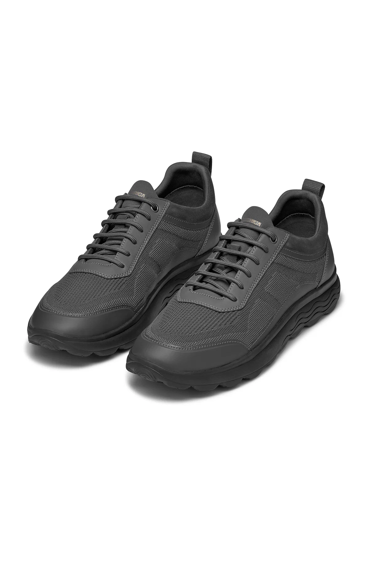 Geox Erkek Gri Spherica Bağcıklı Deri Sneaker - Image 3