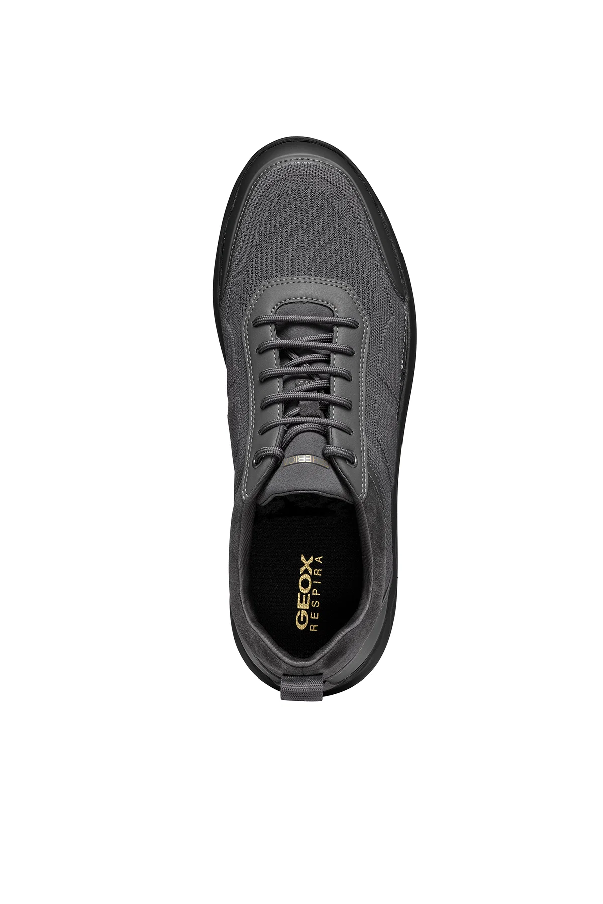 Geox Erkek Gri Spherica Bağcıklı Deri Sneaker - Image 9