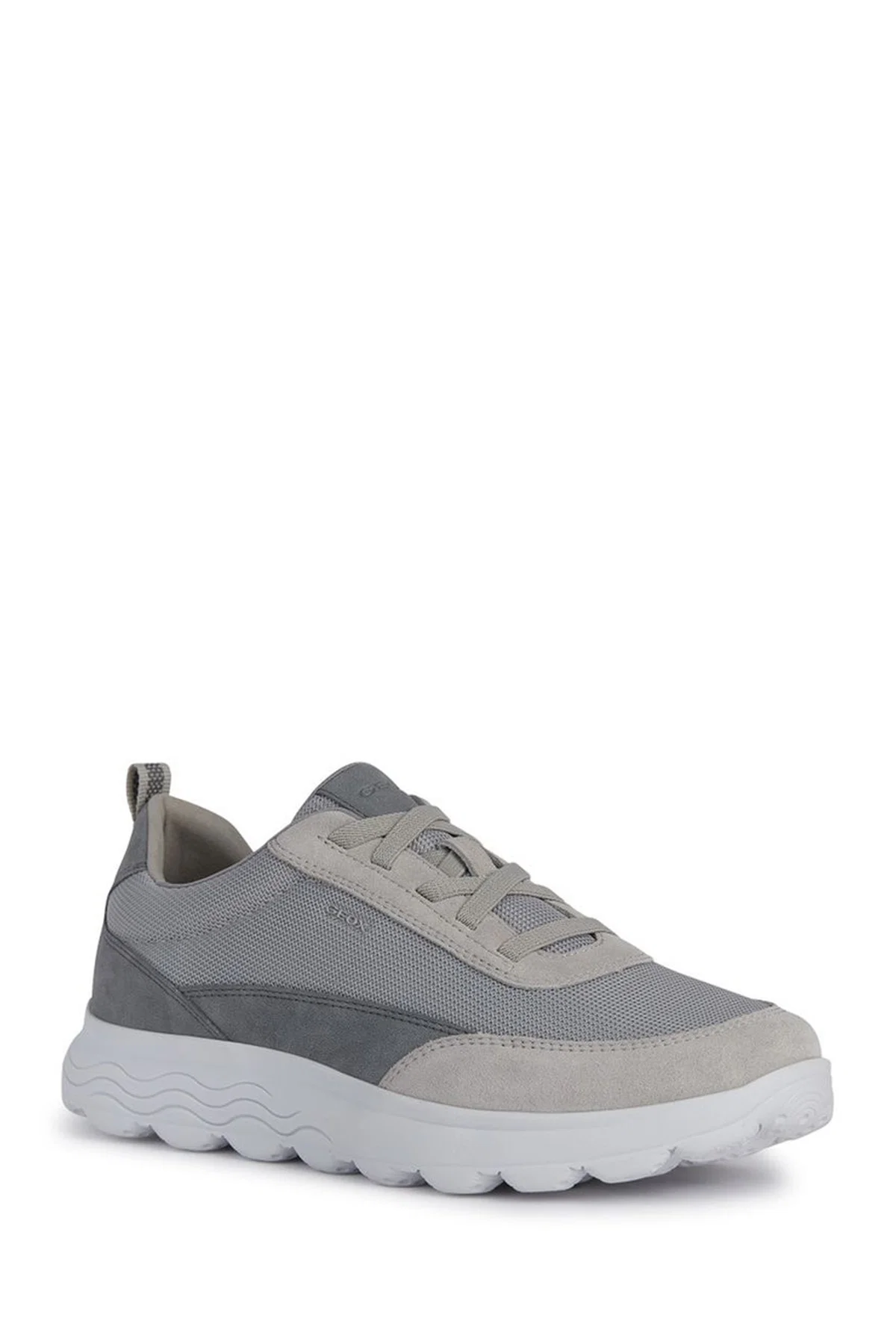 Geox Erkek Gri Spherica Bağcıklı Kumaş Sneaker - Image 3