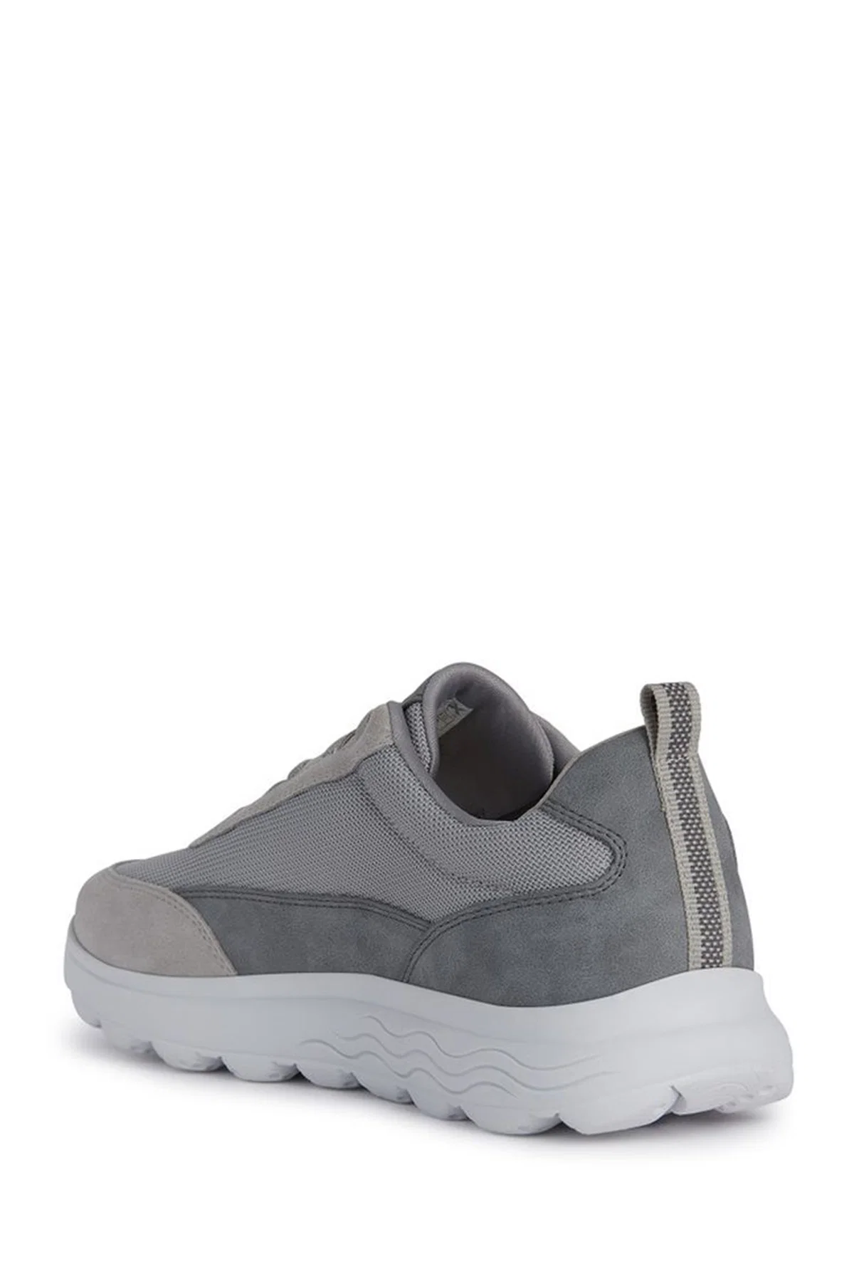 Geox Erkek Gri Spherica Bağcıklı Kumaş Sneaker - Image 4