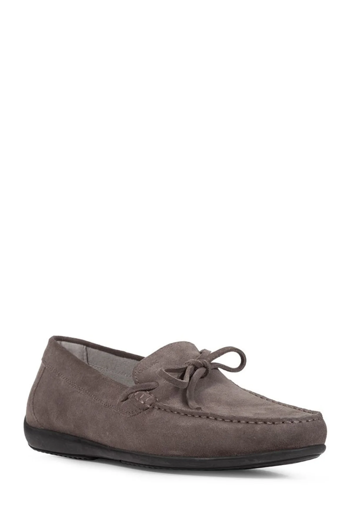 Geox Erkek Gri U Ascanio Süet Deri Casual Loafer - Image 3