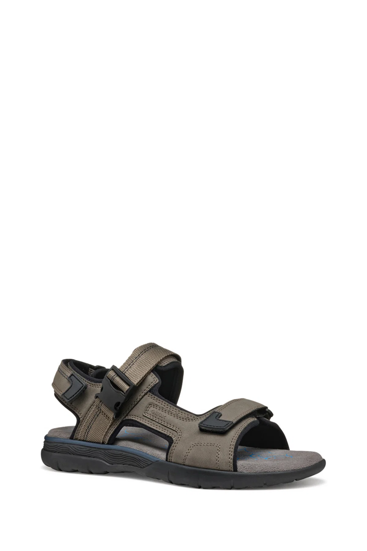 Geox Erkek Gri U Spherica Ec5 B- Nbk Synt.Le Çift Bantlı Kumaş Sandalet - Image 3