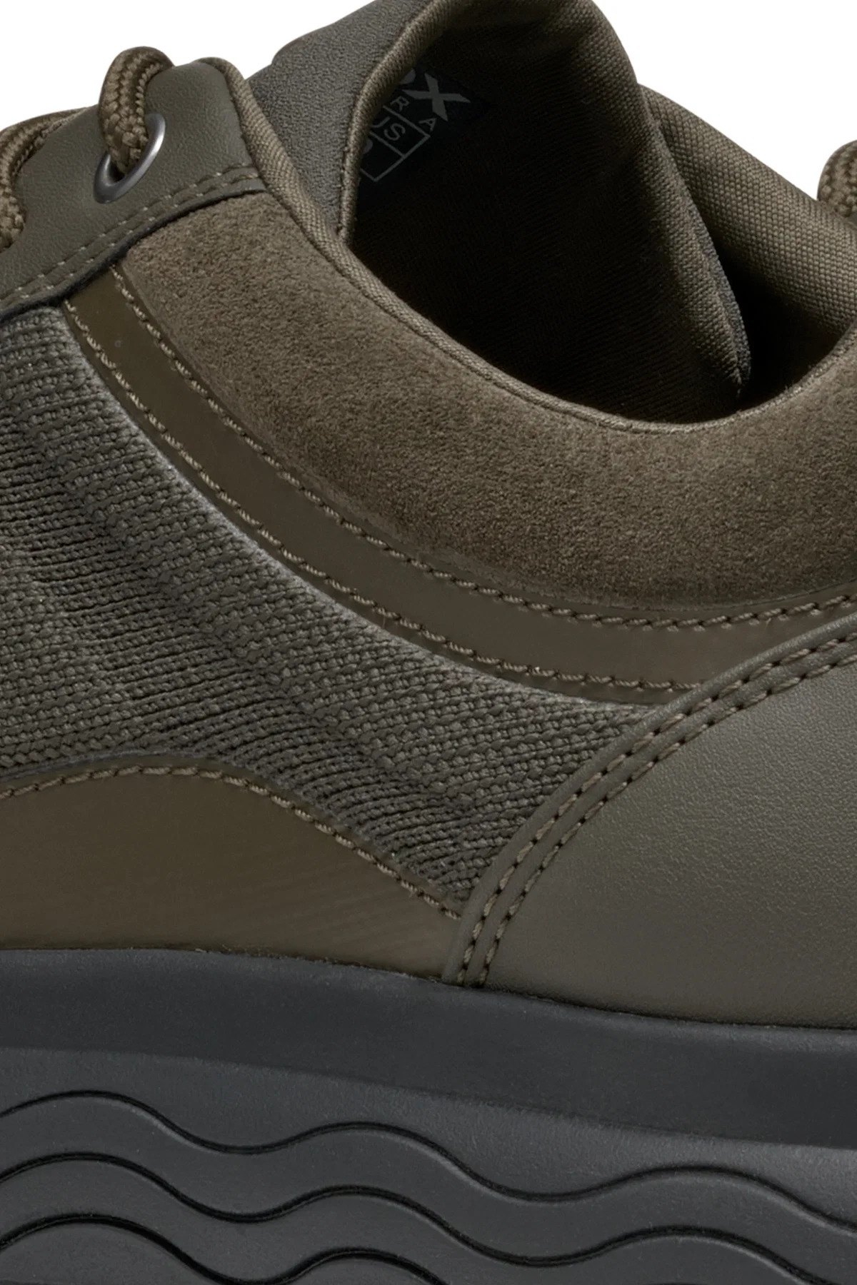 Geox Erkek Haki Spherica Bağcıklı Deri Sneaker - Image 10