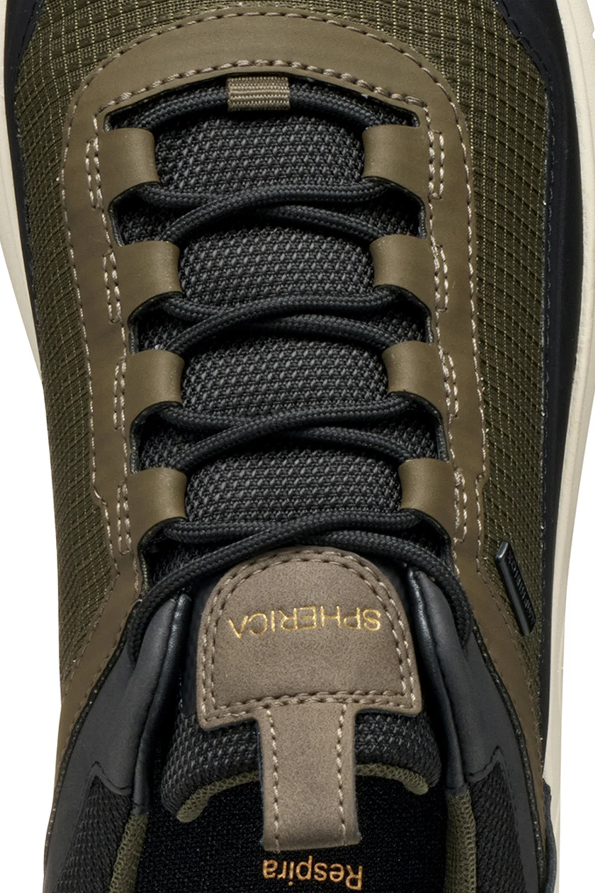 Geox Erkek Haki U Spherıca 4X4 B Abx A - Text+ Bağcıklı Kalın Tabanlı Kumaş Sneaker - Image 11