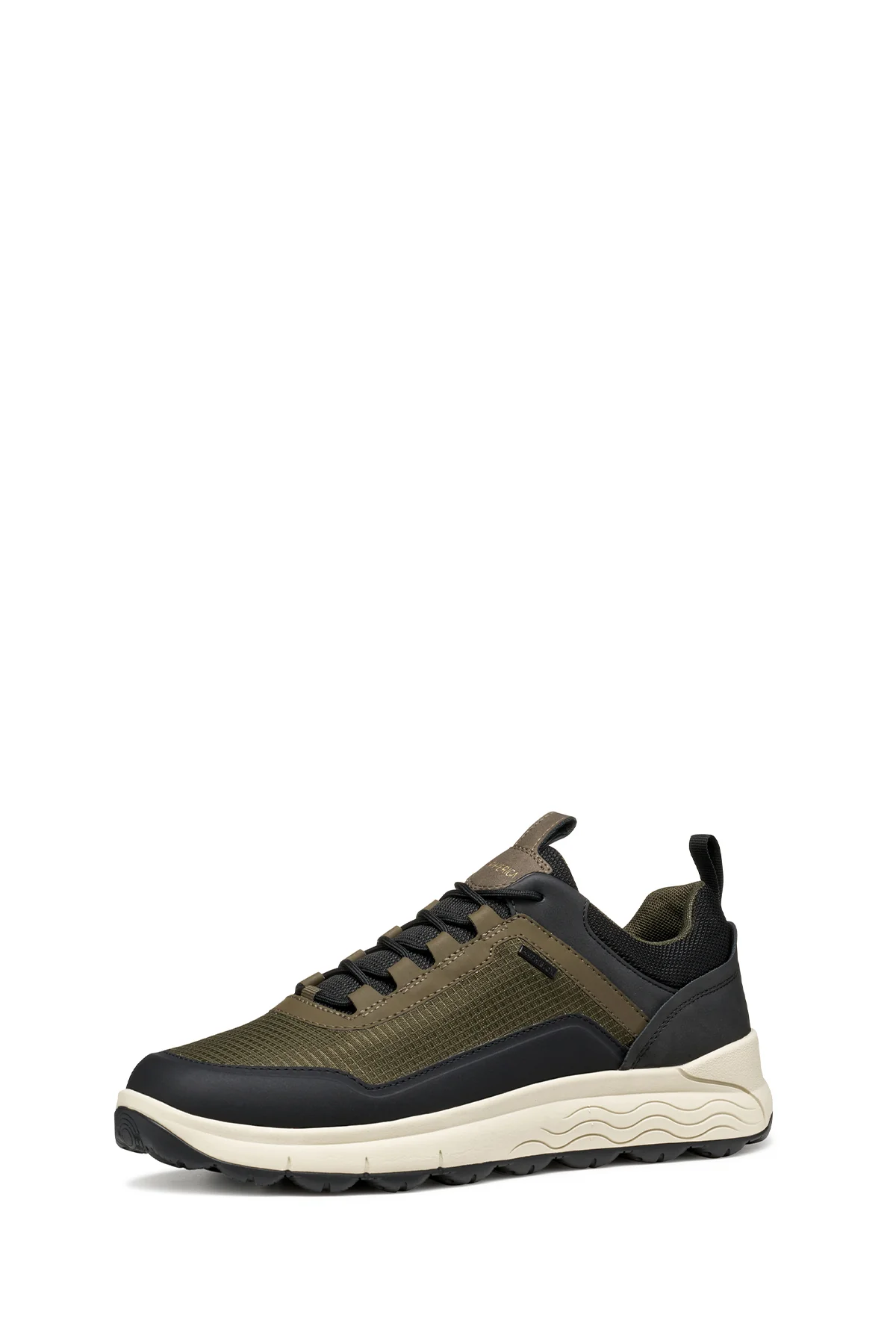 Geox Erkek Haki U Spherıca 4X4 B Abx A - Text+ Bağcıklı Kalın Tabanlı Kumaş Sneaker - Image 4