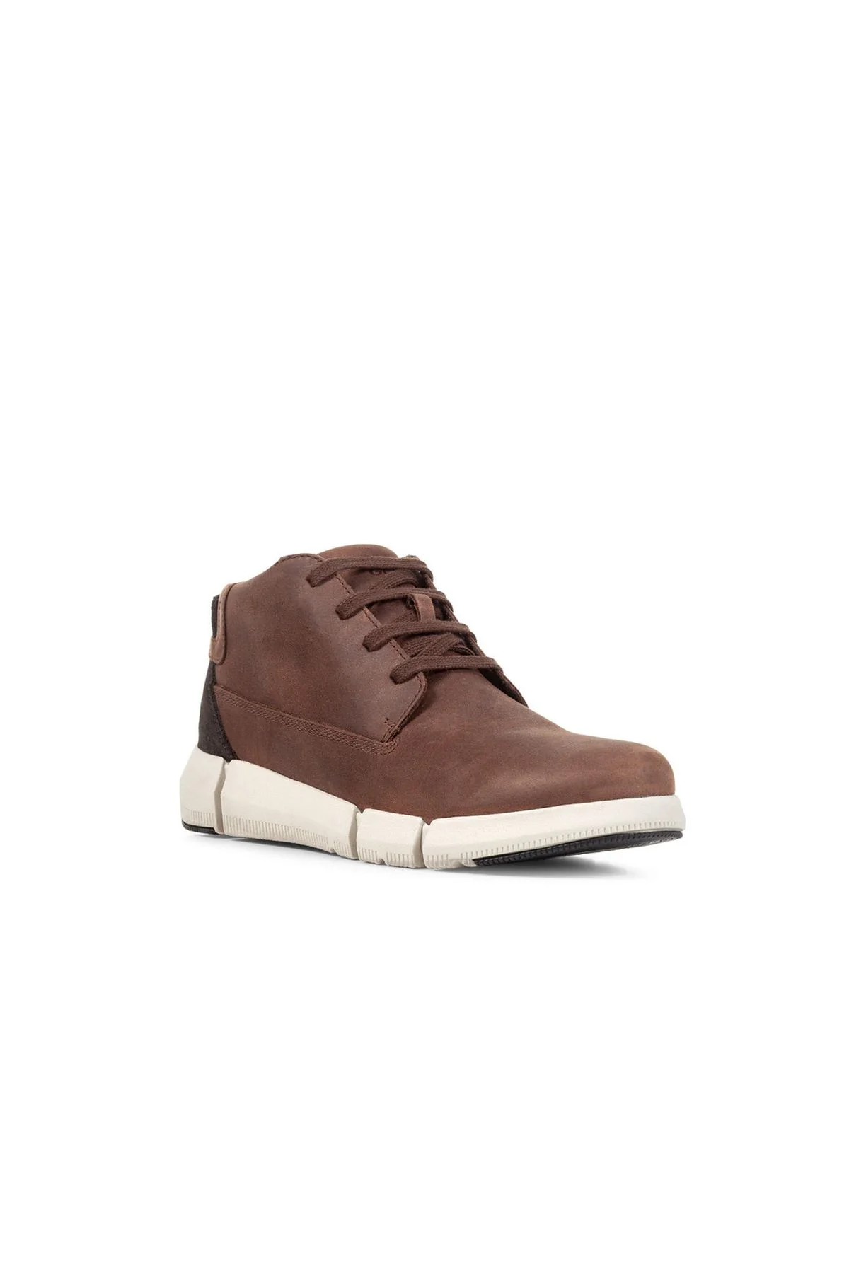 Geox Erkek Kahverengi Adacter H Bağcıklı Deri Sneaker Bot - Image 3