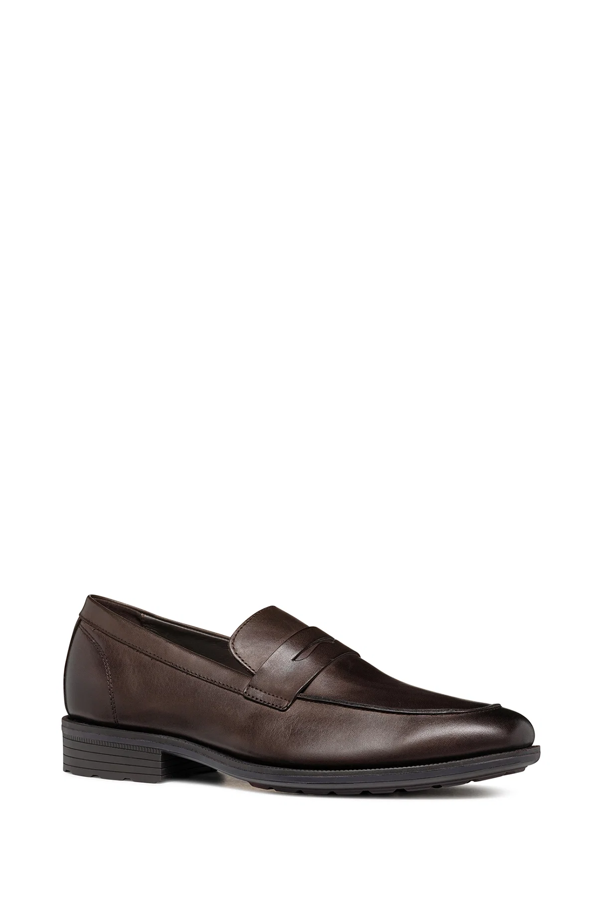Geox Erkek Kahverengi Decio Deri Klasik Loafer - Image 3
