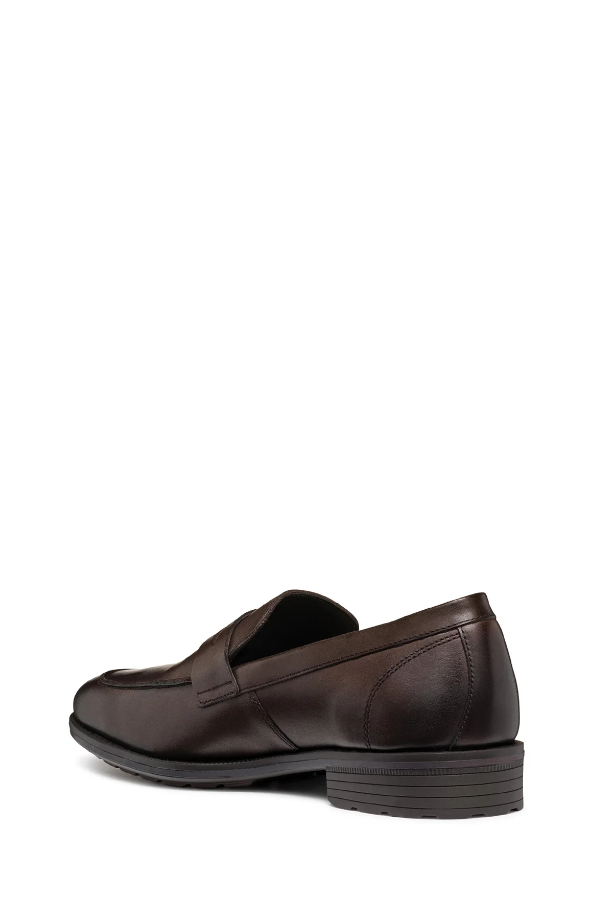 Geox Erkek Kahverengi Decio Deri Klasik Loafer - Image 4