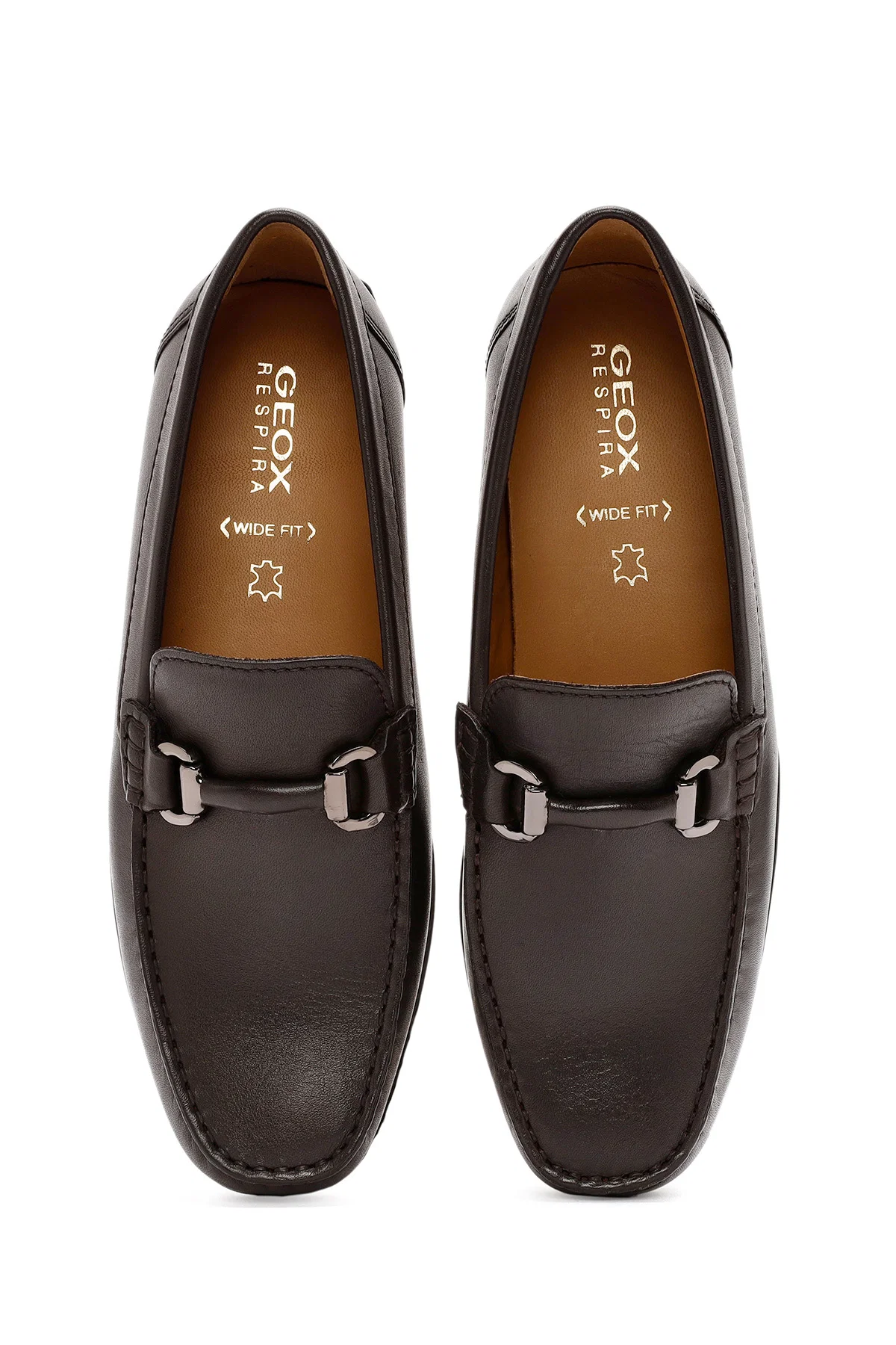 Geox Erkek Kahverengi Kosmopolis Deri Casual Loafer - Image 7