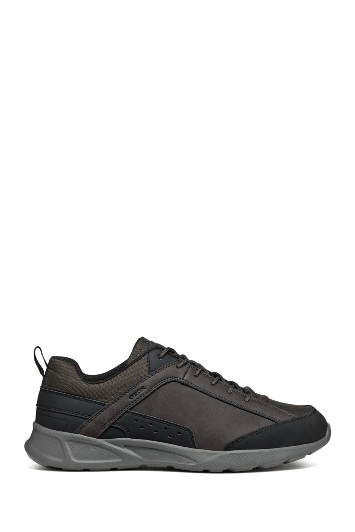 Geox Erkek Kahverengi Nebula Bağcıklı Kumaş Sneaker