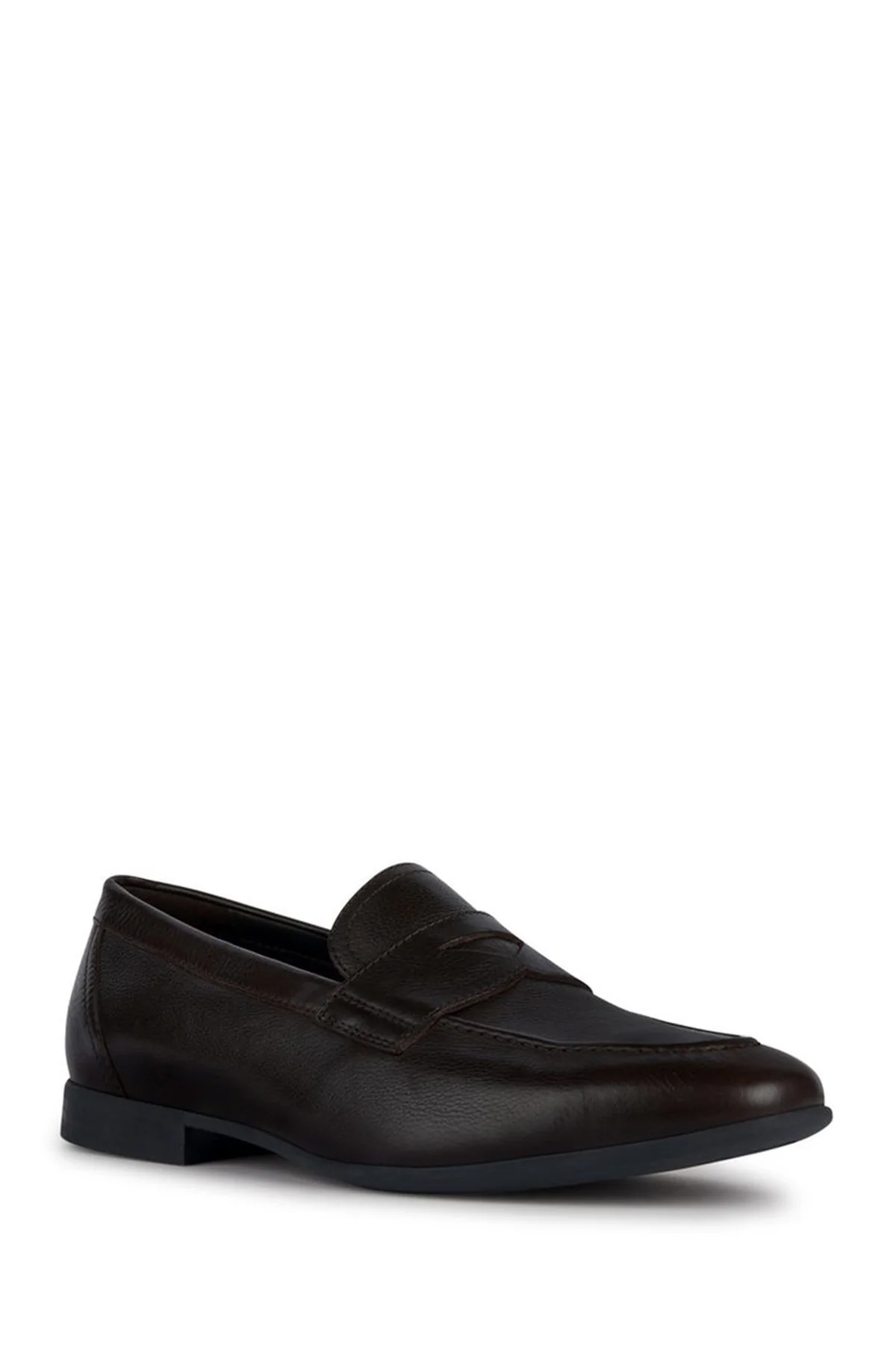 Geox Erkek Kahverengi Sapienza Deri Loafer - Image 3