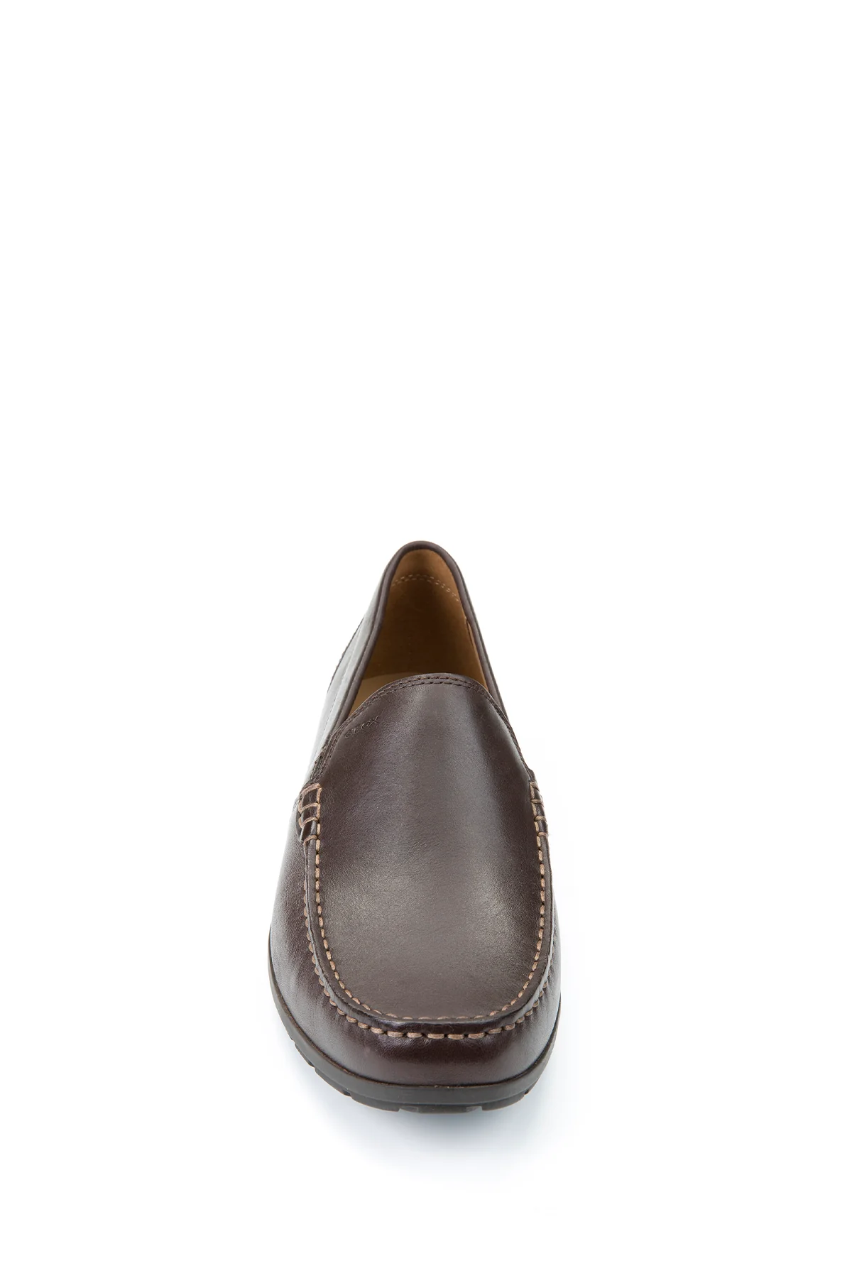 Geox Erkek Kahverengi Siron W Deri Casual Loafer - Image 2