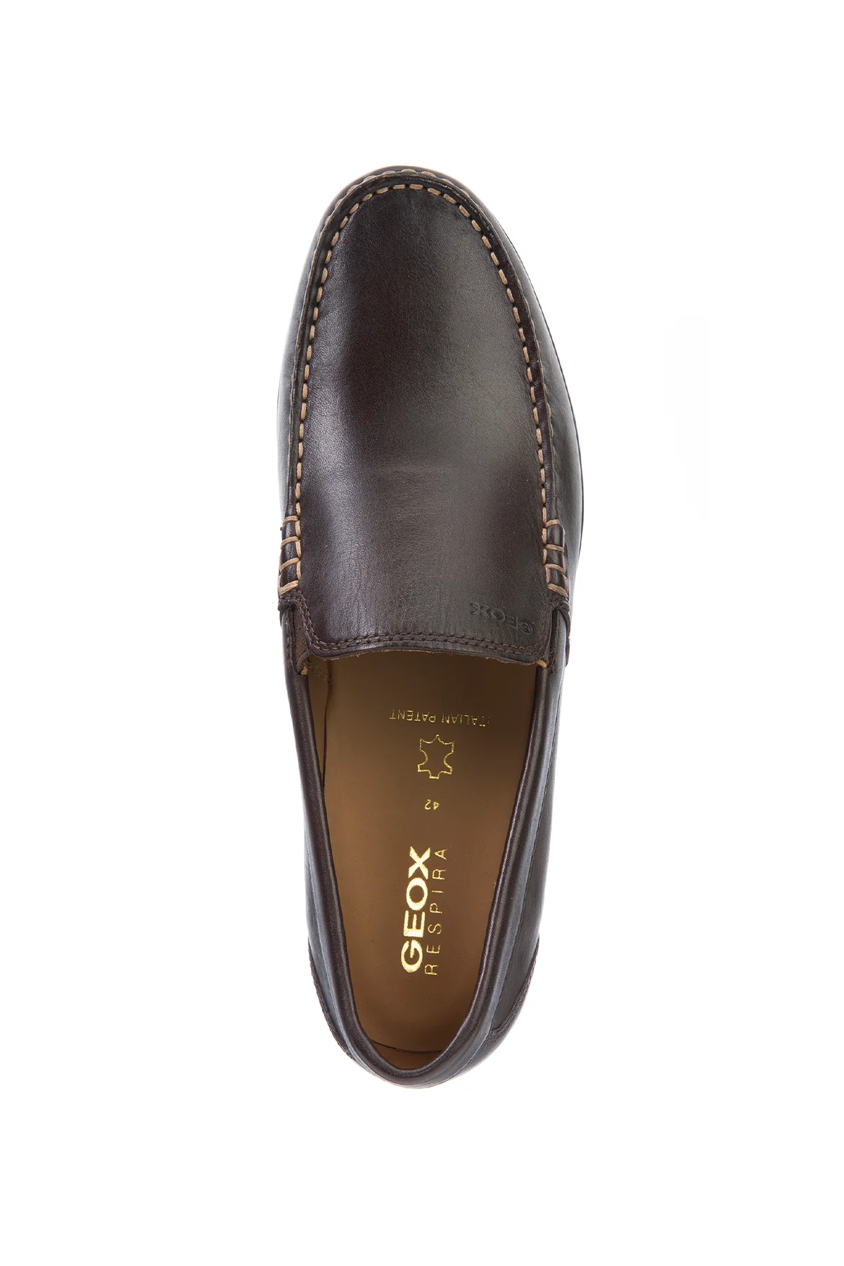 Geox Erkek Kahverengi Siron W Deri Casual Loafer - Image 6