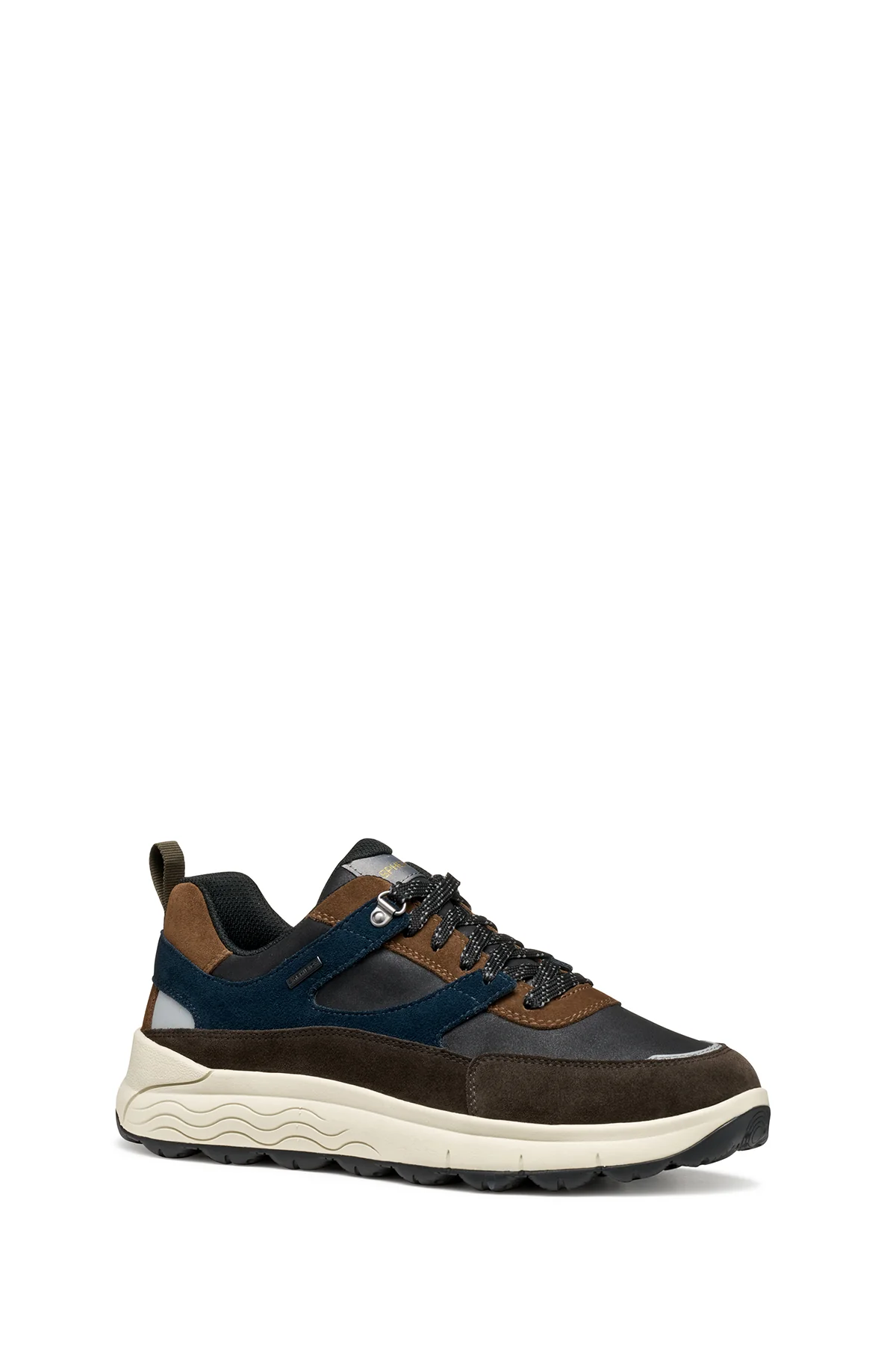 Geox Erkek Kahverengi U Spherıca 4X4 B Abx C - Suede Bağcıklı Kalın Tabanlı Kumaş Sneaker - Image 6