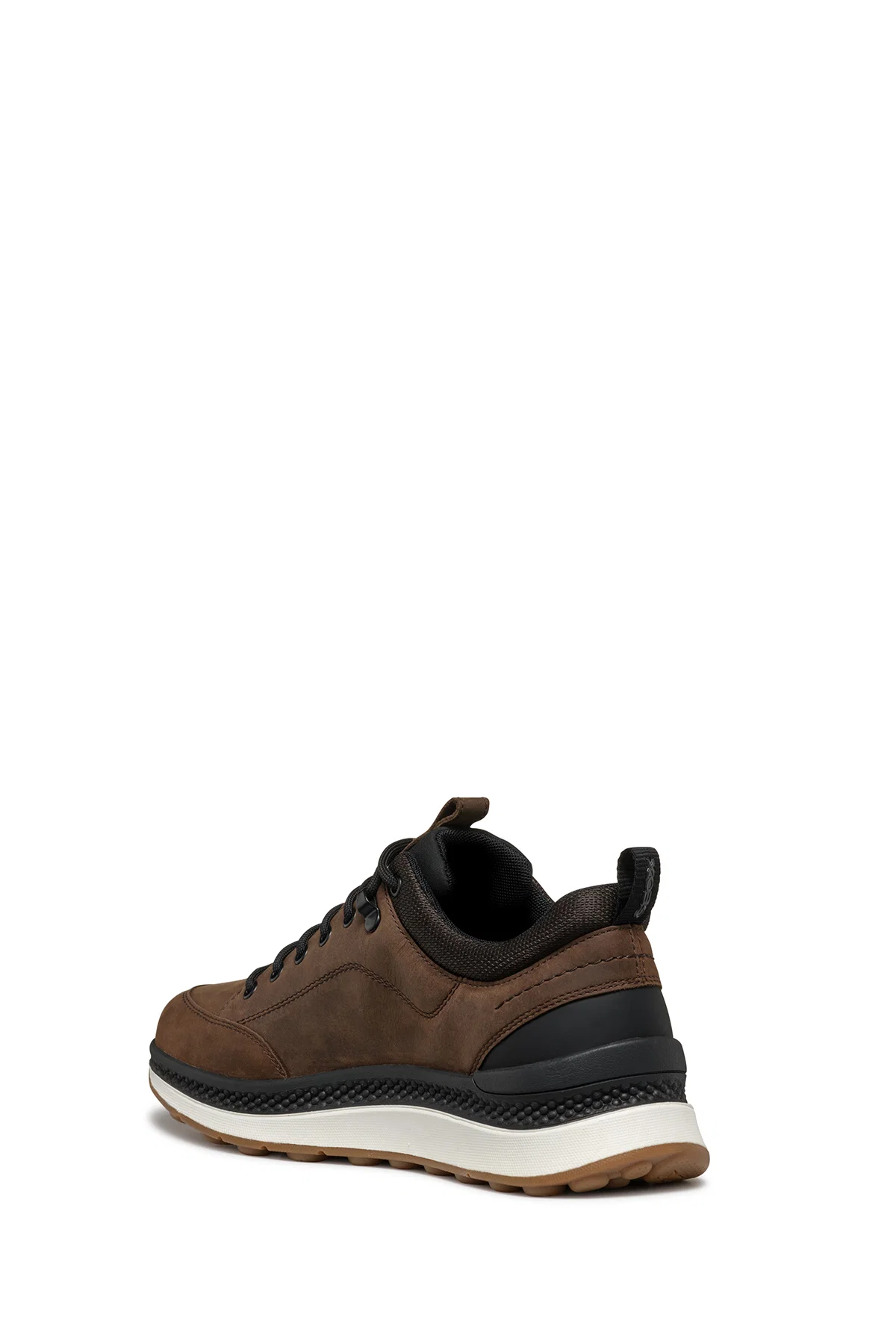 Geox Erkek Kahverengi U Spherica Actif Bağcıklı Waterproof Deri Sneaker - Image 4