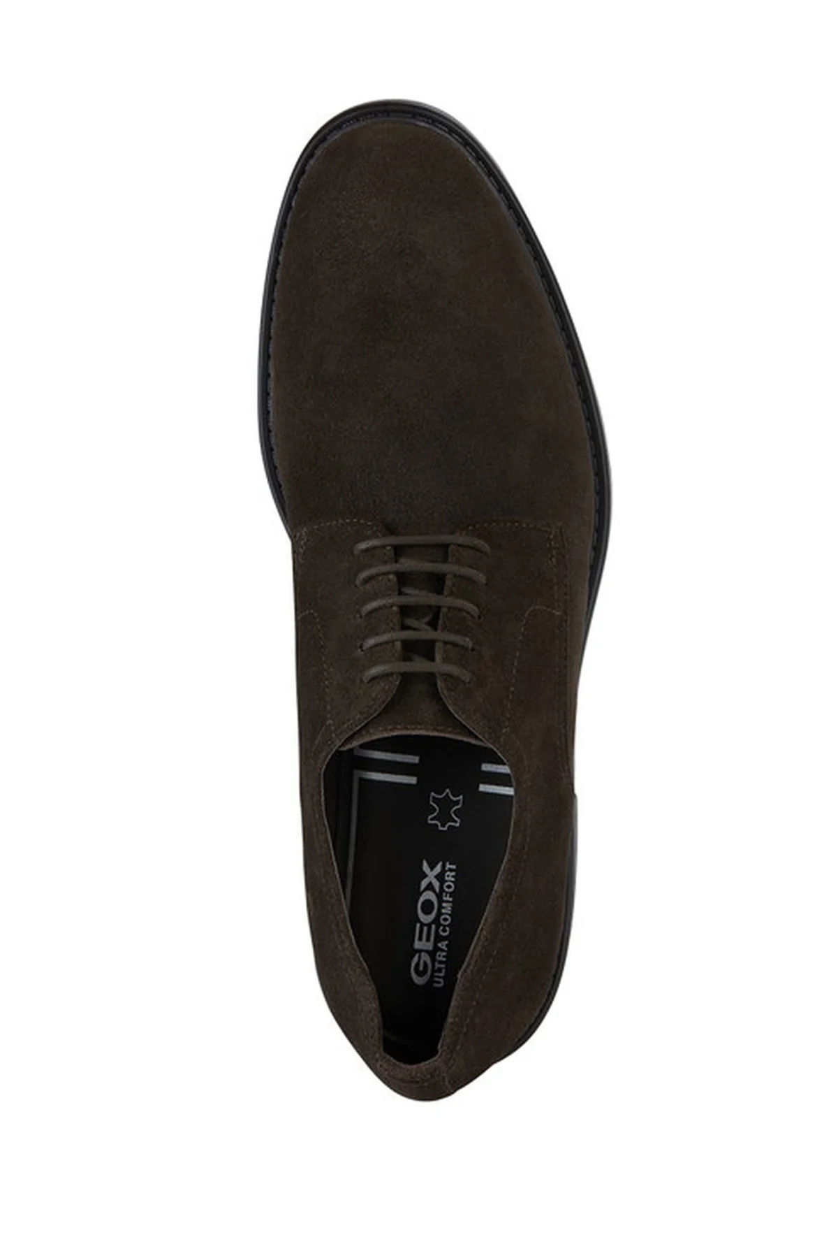 Geox Erkek Kahverengi Walk Pleasure Bağcıklı Süet Deri Casual Ayakkabı - Image 5