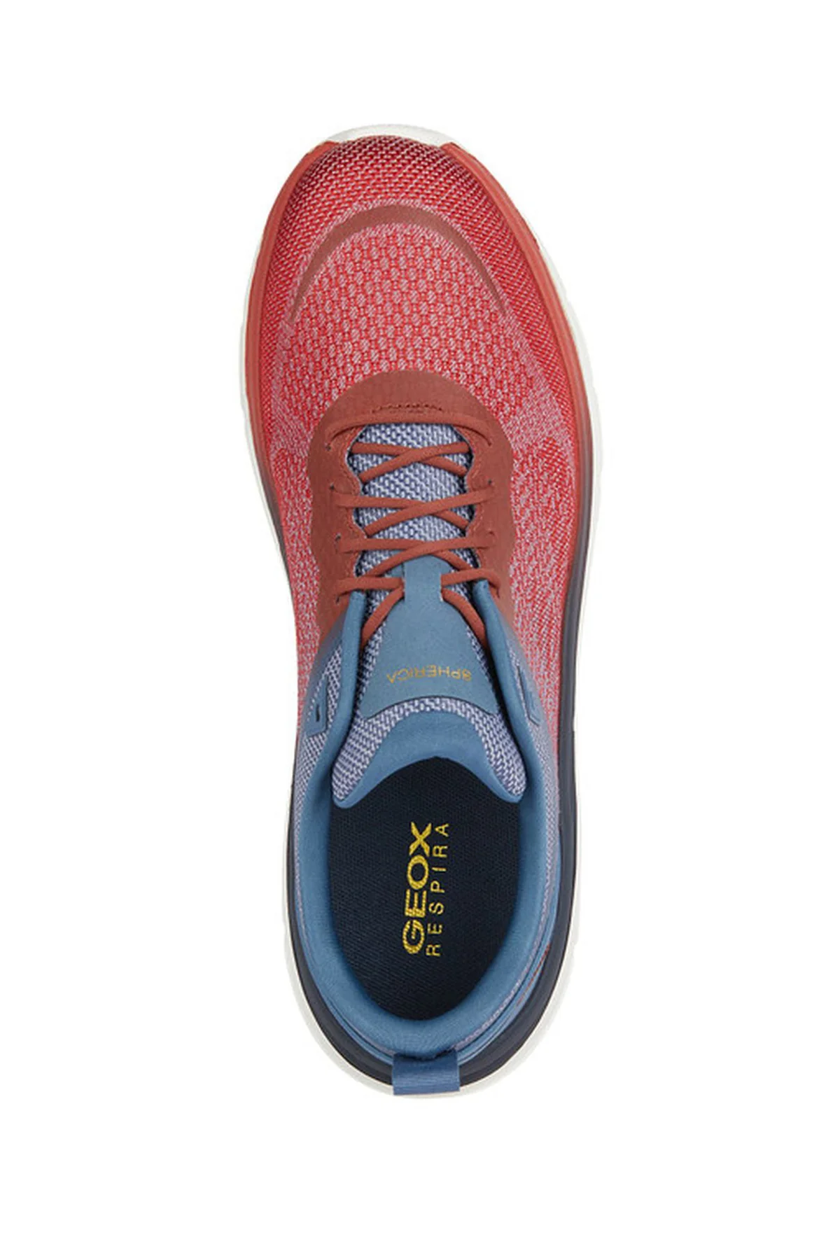 Geox Erkek Kırmızı Spherica Actif Bağcıklı Kumaş Sneaker - Image 5