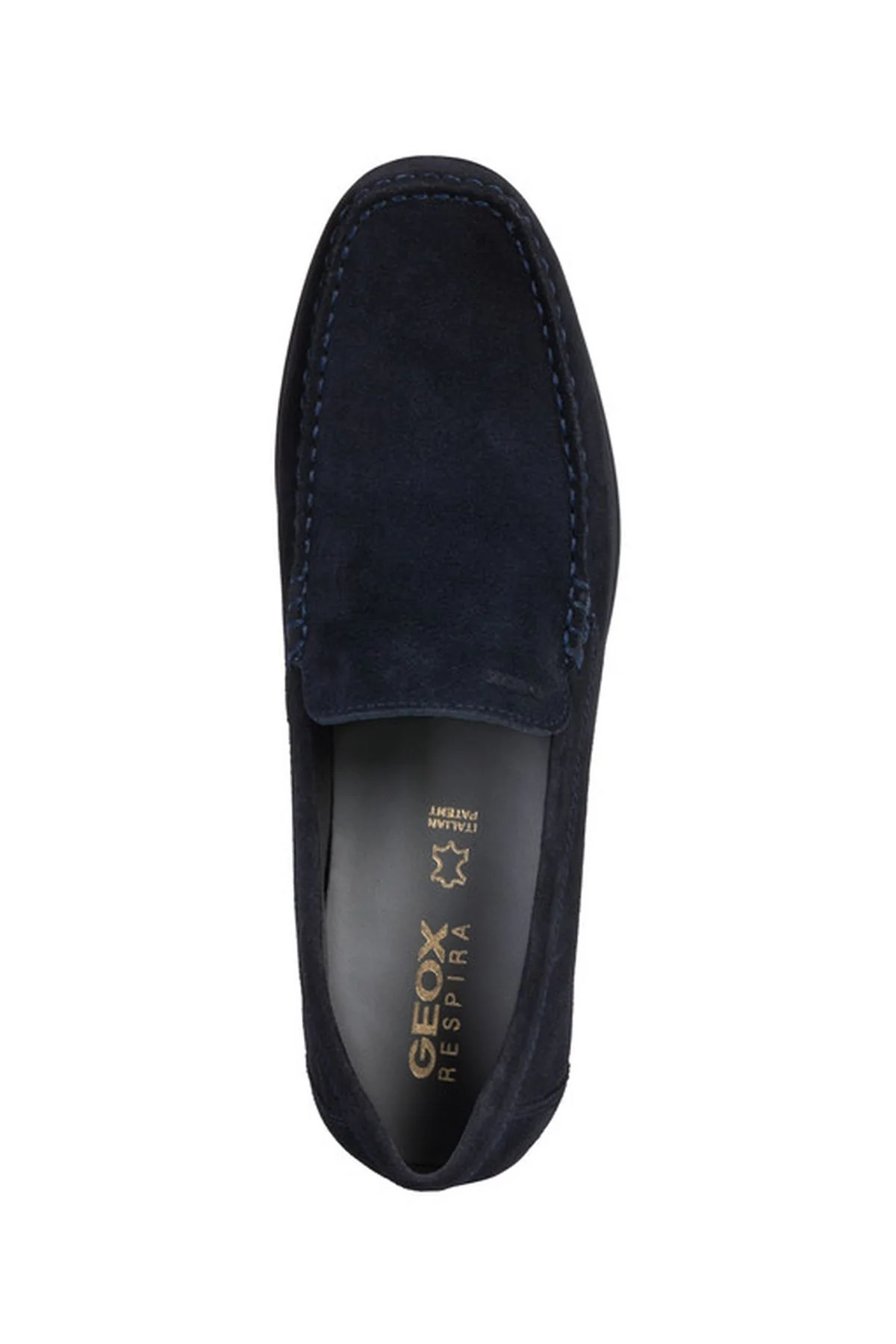Geox Erkek Lacivert Ascanio Süet Deri Casual Loafer - Image 5
