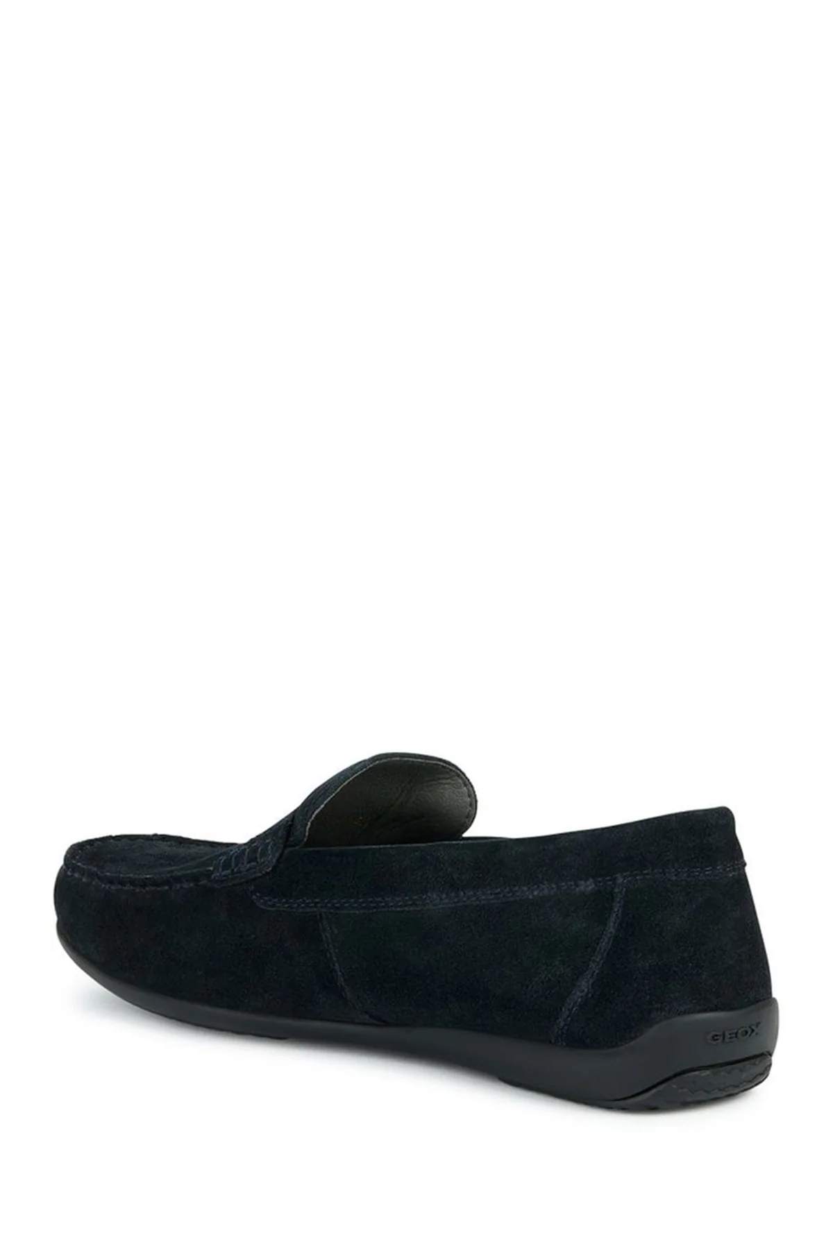 Geox Erkek Lacivert Ascanio Süet Deri Casual Loafer - Image 4