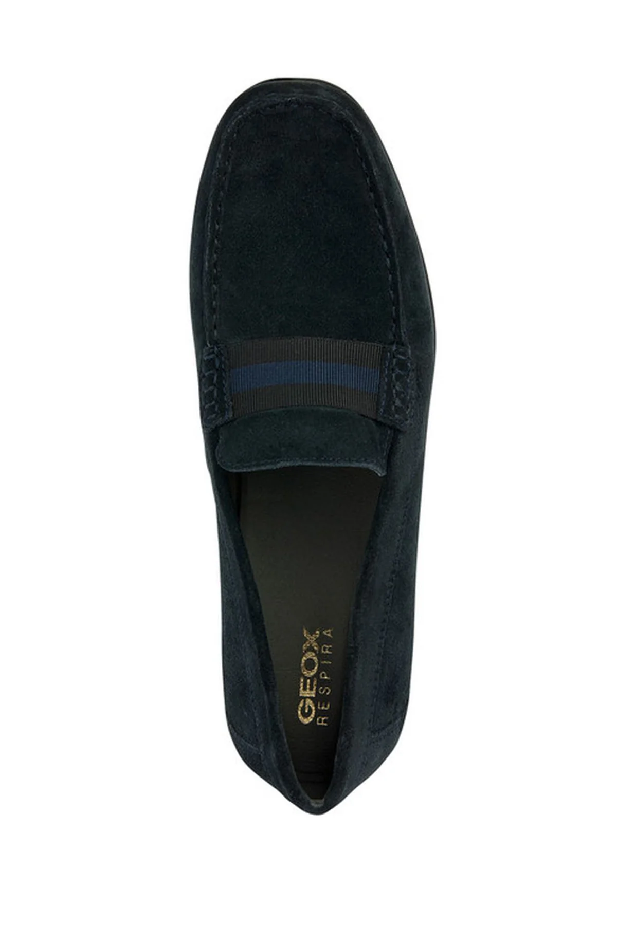 Geox Erkek Lacivert Ascanio Süet Deri Casual Loafer - Image 5