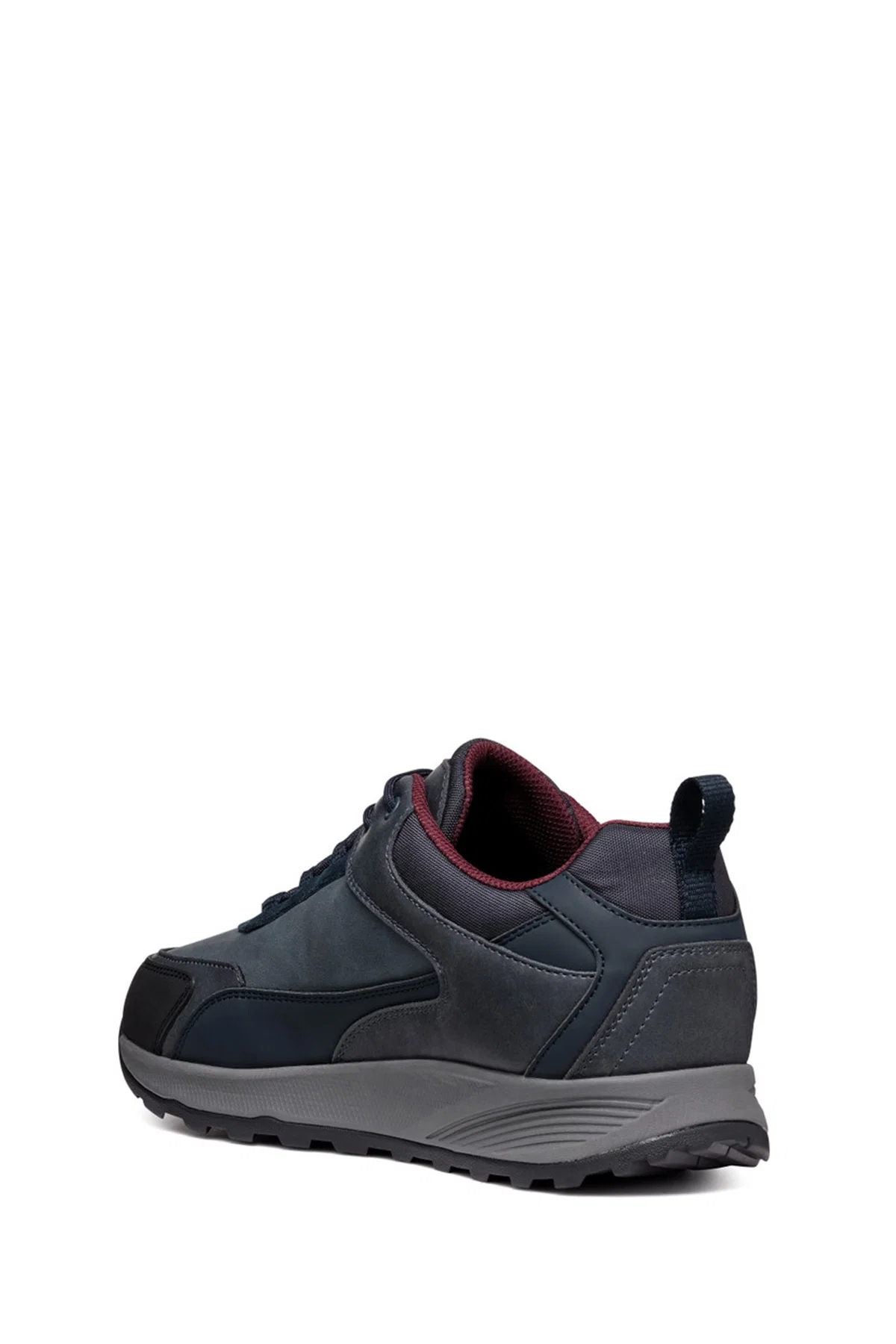Geox Erkek Lacivert Bağcıklı Deri Sneaker - Image 7