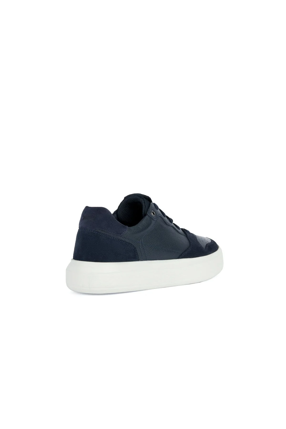 Geox Erkek Lacivert Deiven Bağcıklı Deri Casual Sneaker - Image 4