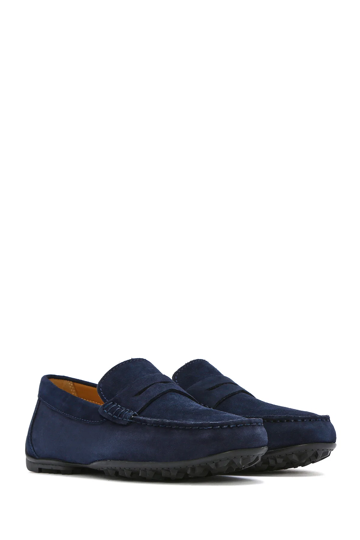 Geox Erkek Lacivert Kosmopolis + Grip Süet Deri Casual Loafer - Image 3