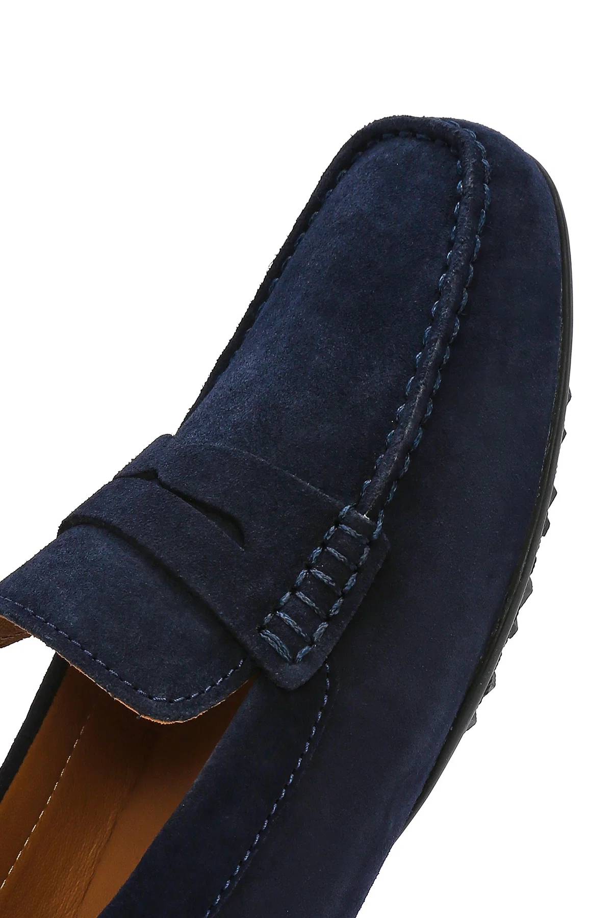 Geox Erkek Lacivert Kosmopolis + Grip Süet Deri Casual Loafer - Image 8