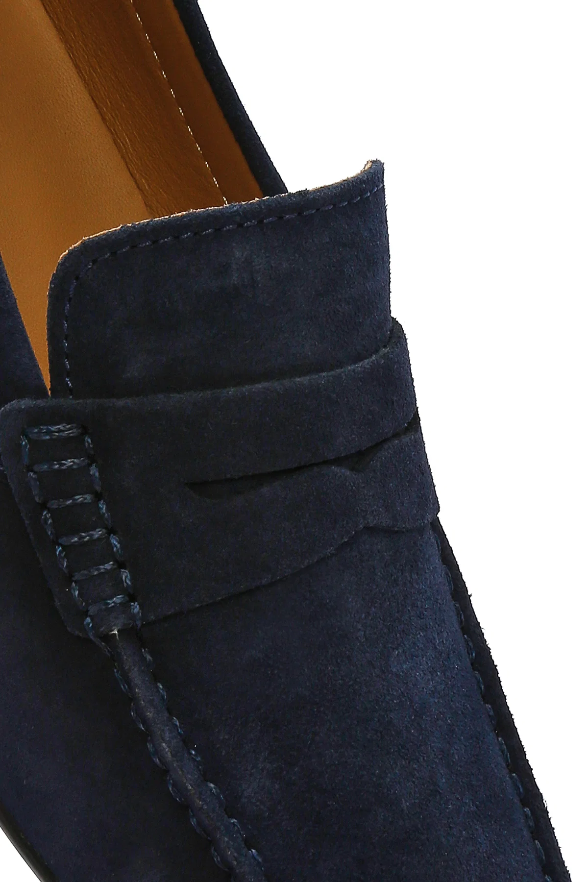 Geox Erkek Lacivert Kosmopolis + Grip Süet Deri Casual Loafer - Image 9